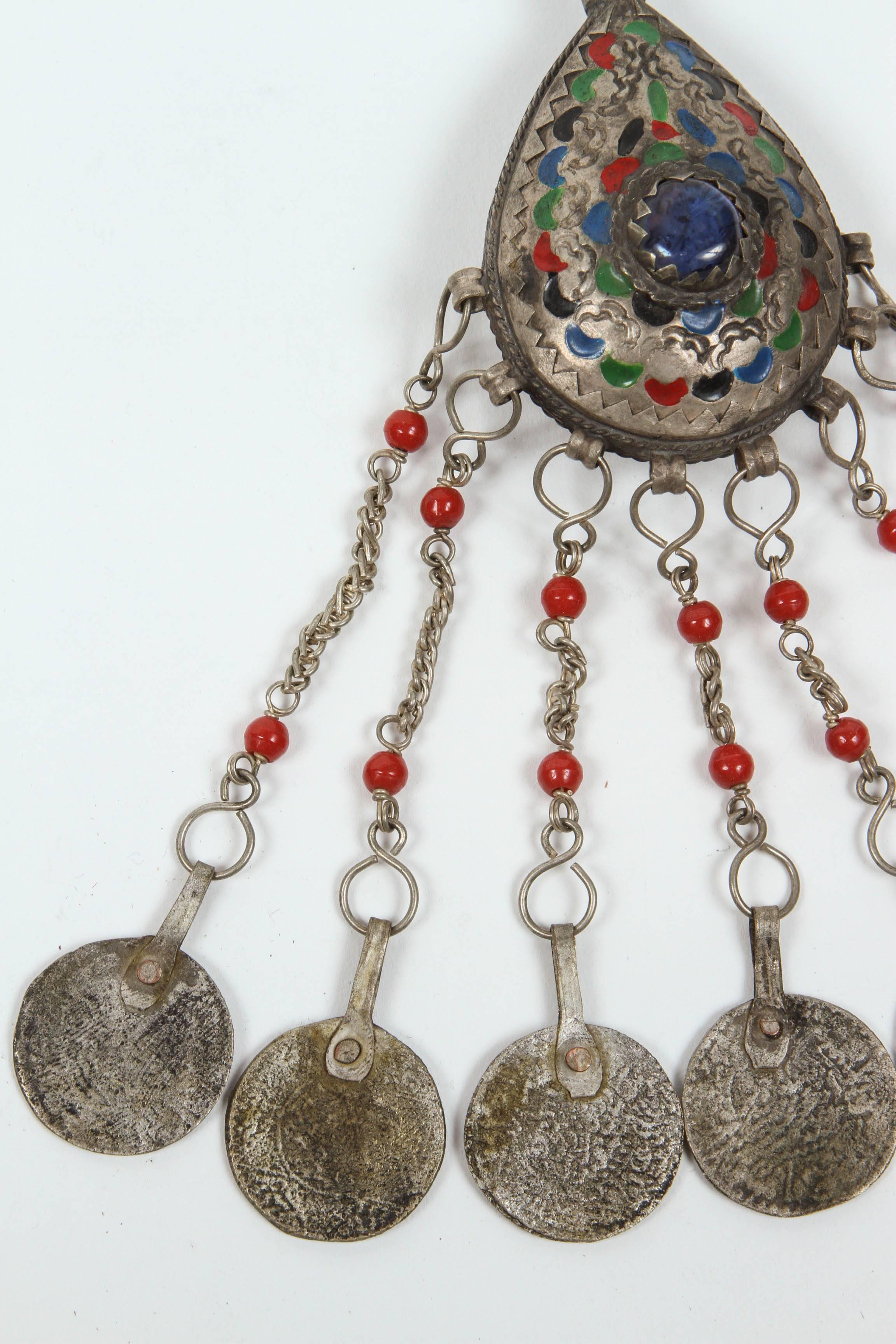 20th Century Pair of Vintage Middle Eastern Fibulas For Sale
