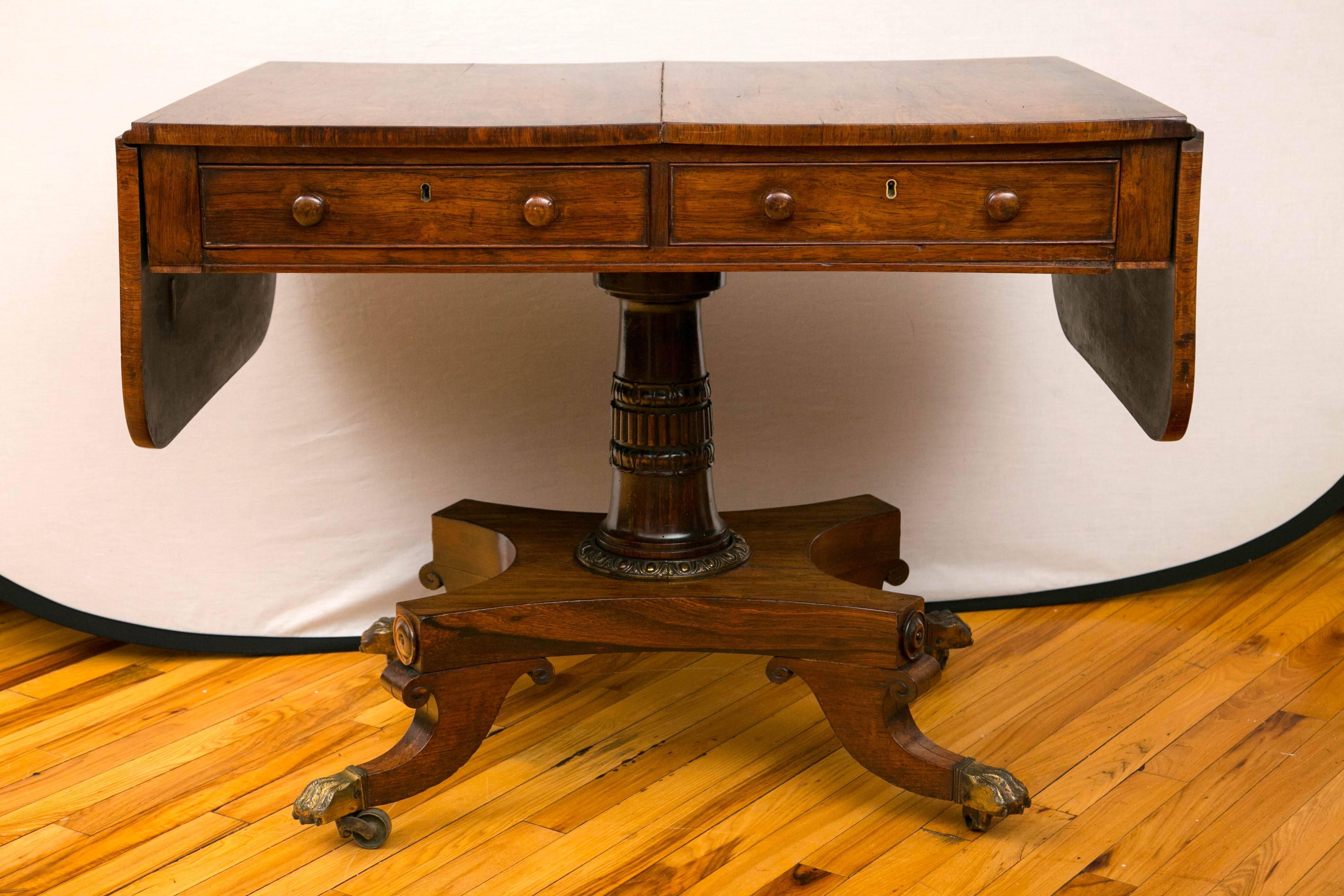 regency sofa table