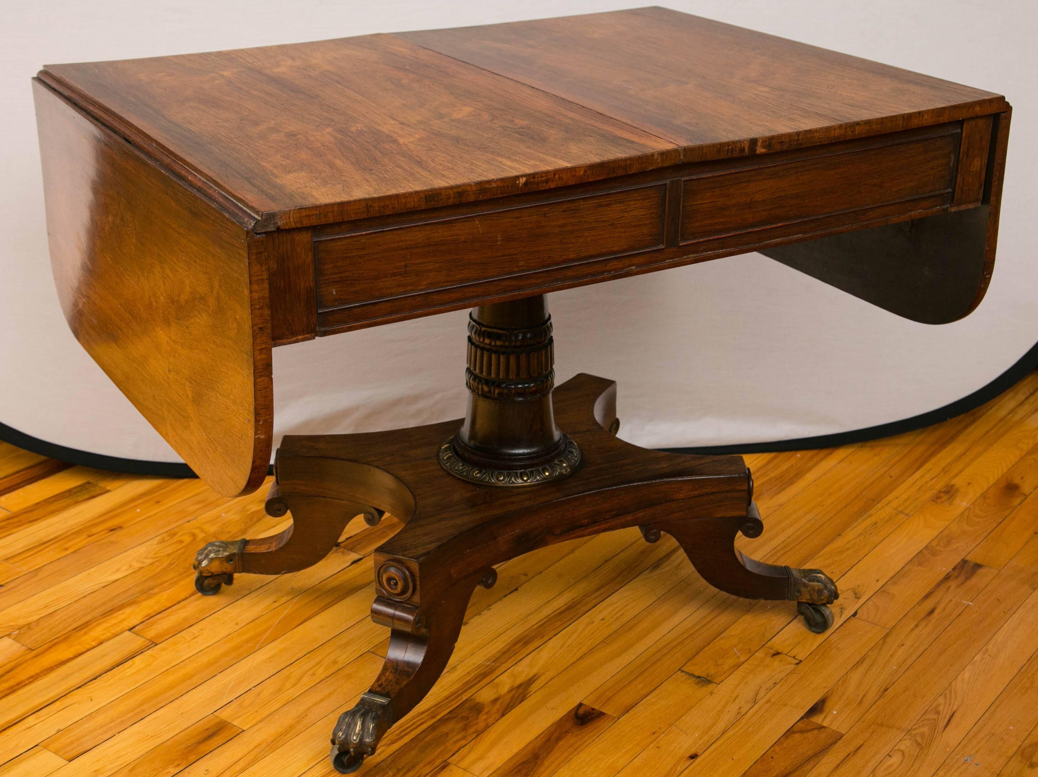 19th Century Regency Period Mahogany Sofa Table