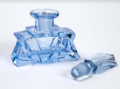 1920s Czech Crystal Perfume Bottle