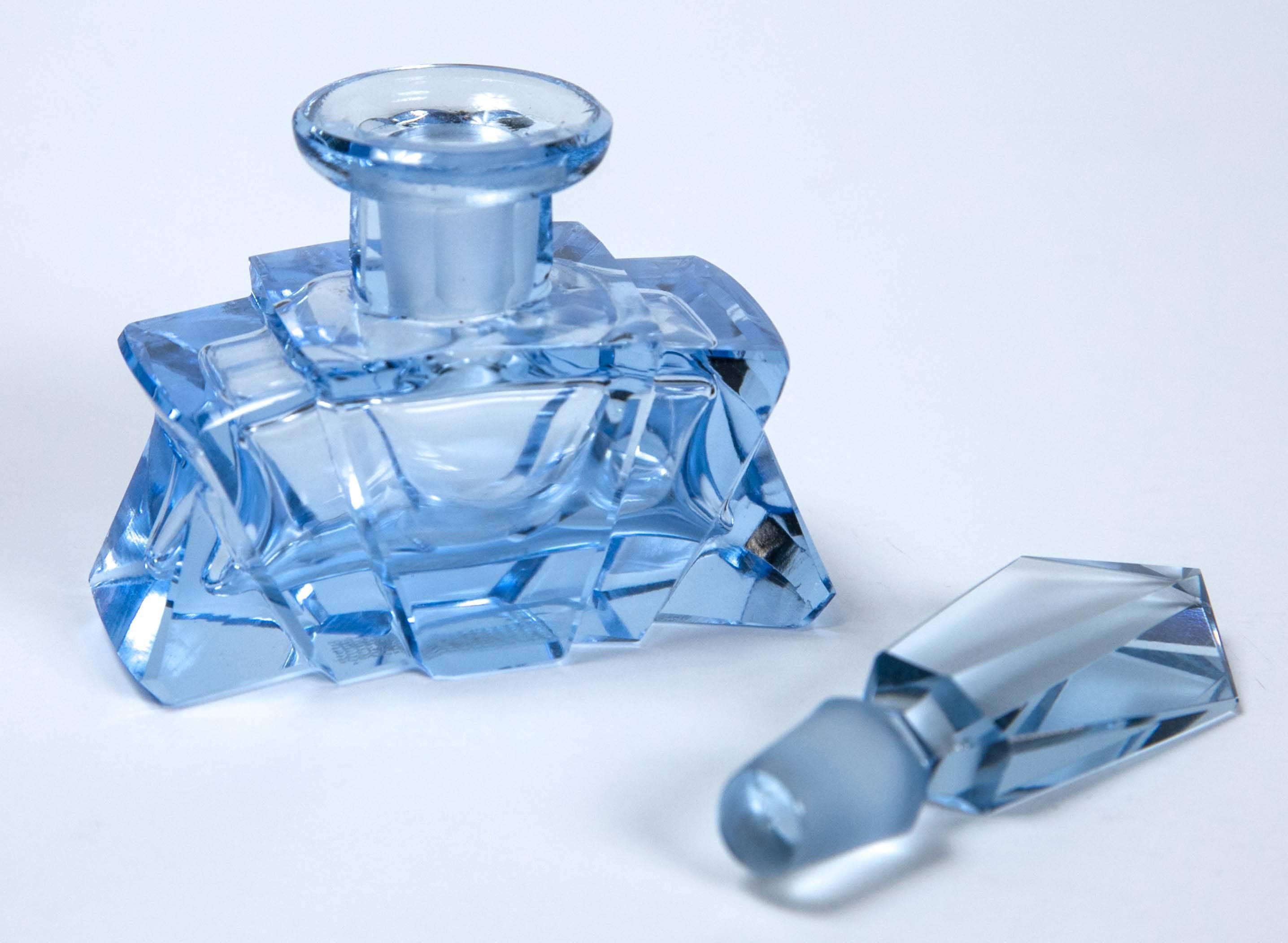 czech glass perfume bottles