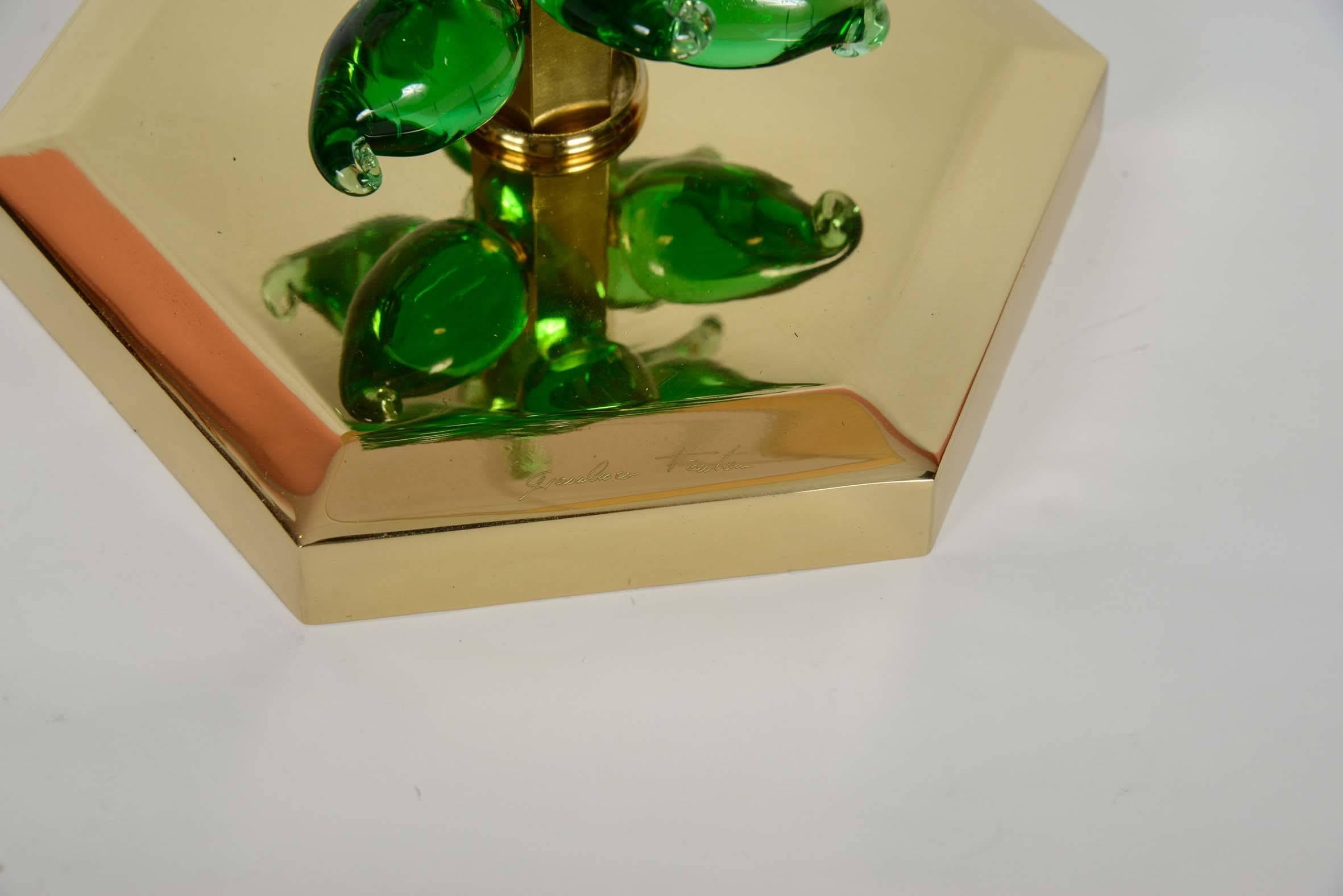 Contemporary Rare Pair of Lamps by Juanluca Fontana For Sale