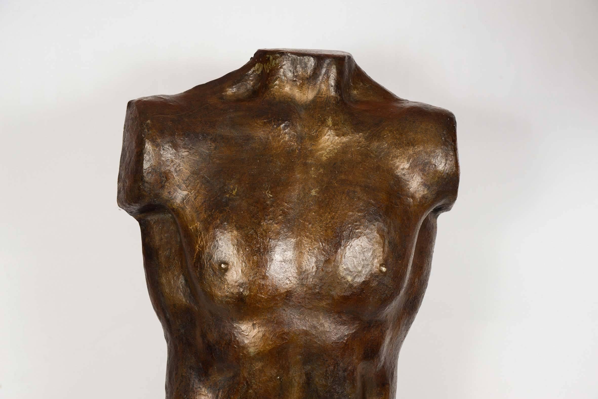 Bronze sculpture signed by ?
Coming from Enzo Missoni workshop.
Can be hang on a wall too.
Possibility to buy the other side too.