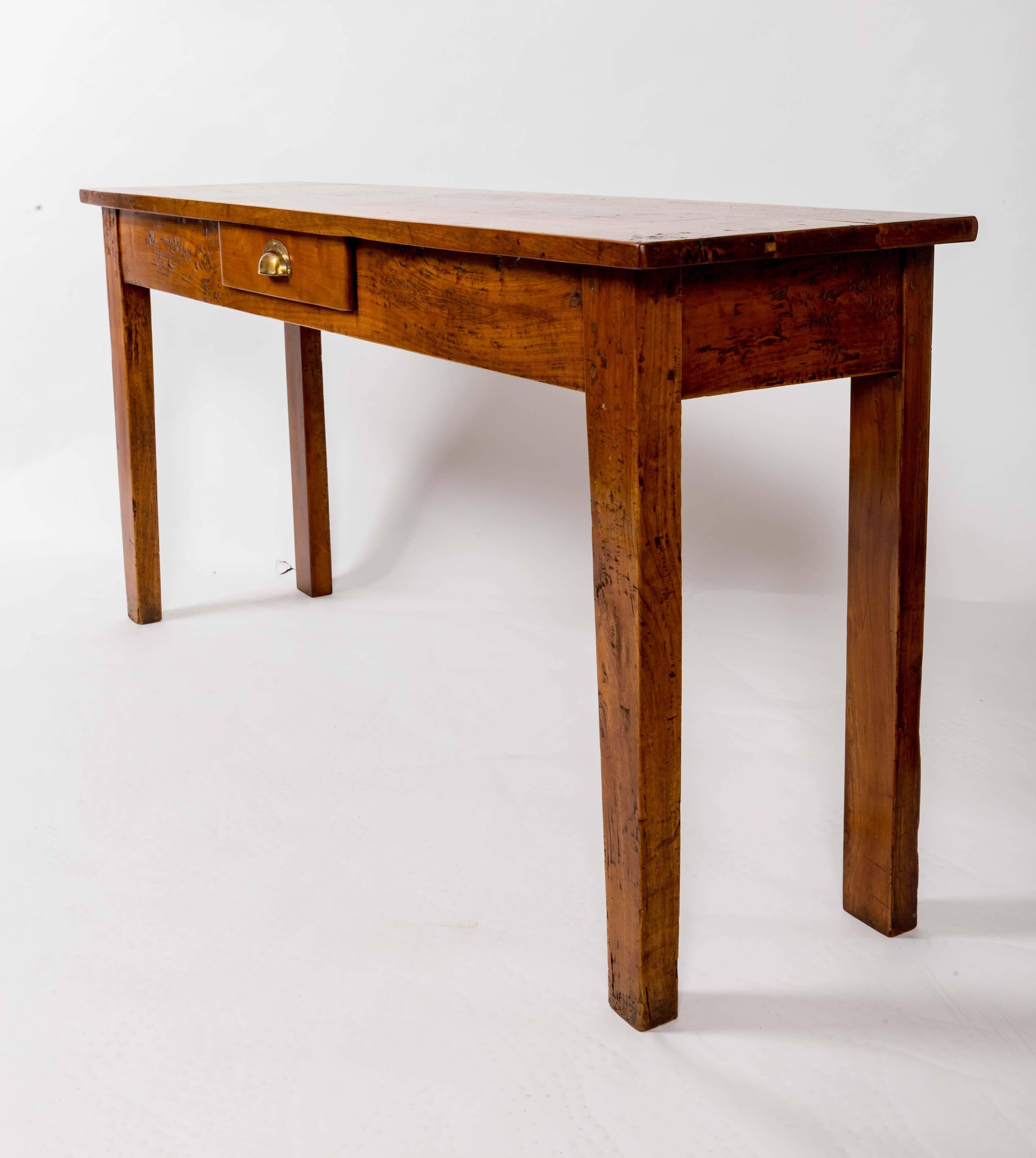 19th Century Cherrywood Server, France, circa 1890 In Good Condition In East Hampton, NY