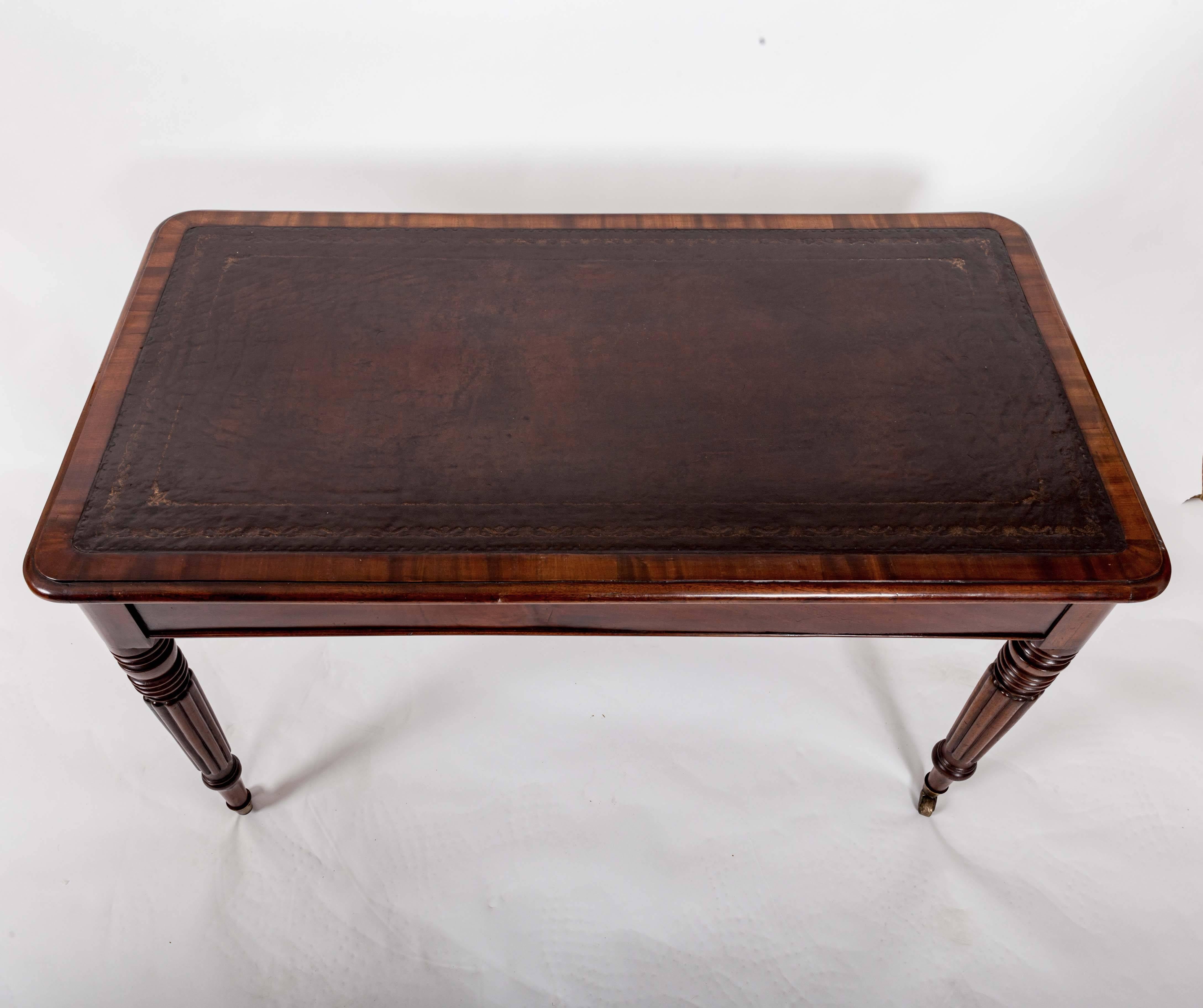 Early 19th Century Mahogany Writing Table, England, circa 1840 5