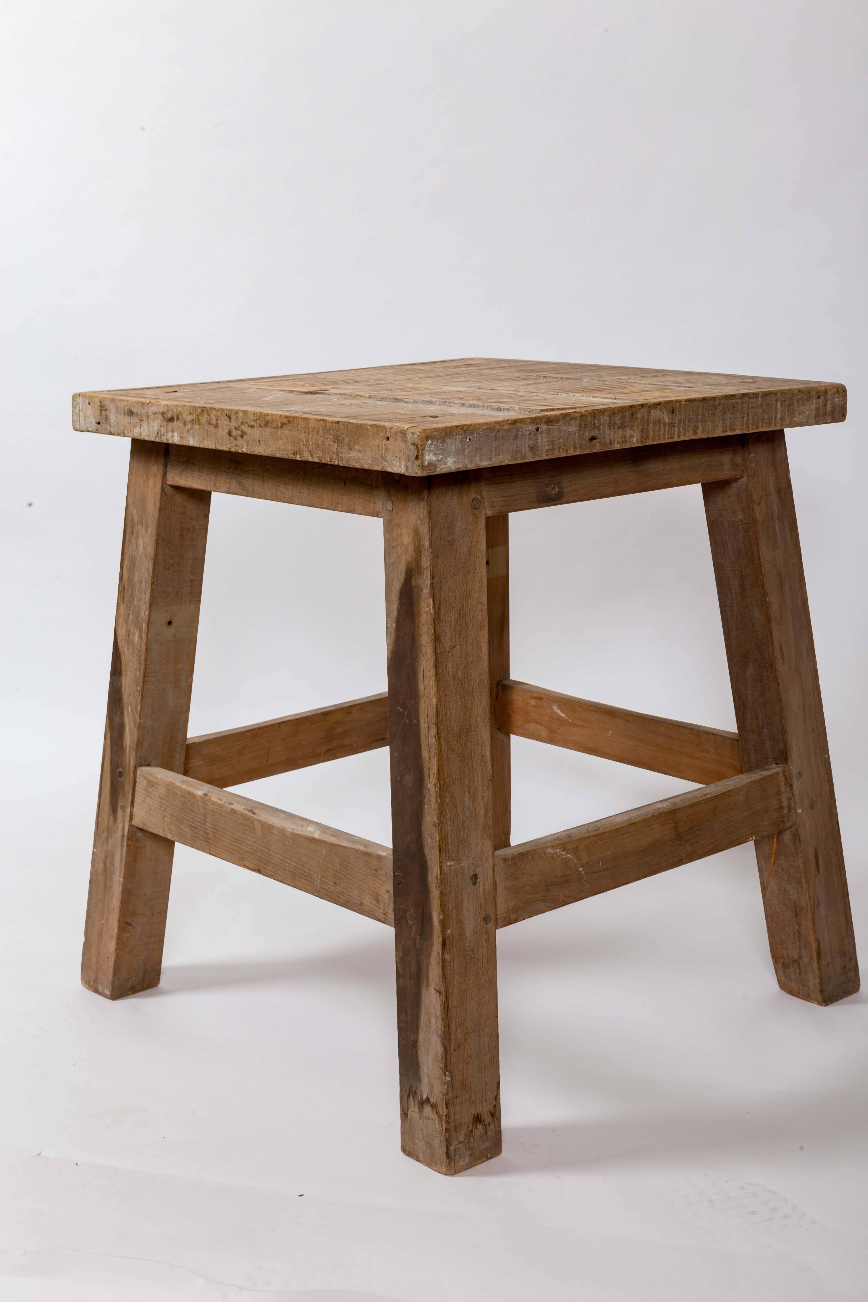 1920s Weathered Chestnut and Beech Table 2