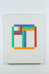 Pair of Silkscreens Titled "Hard Line" by Max Bill