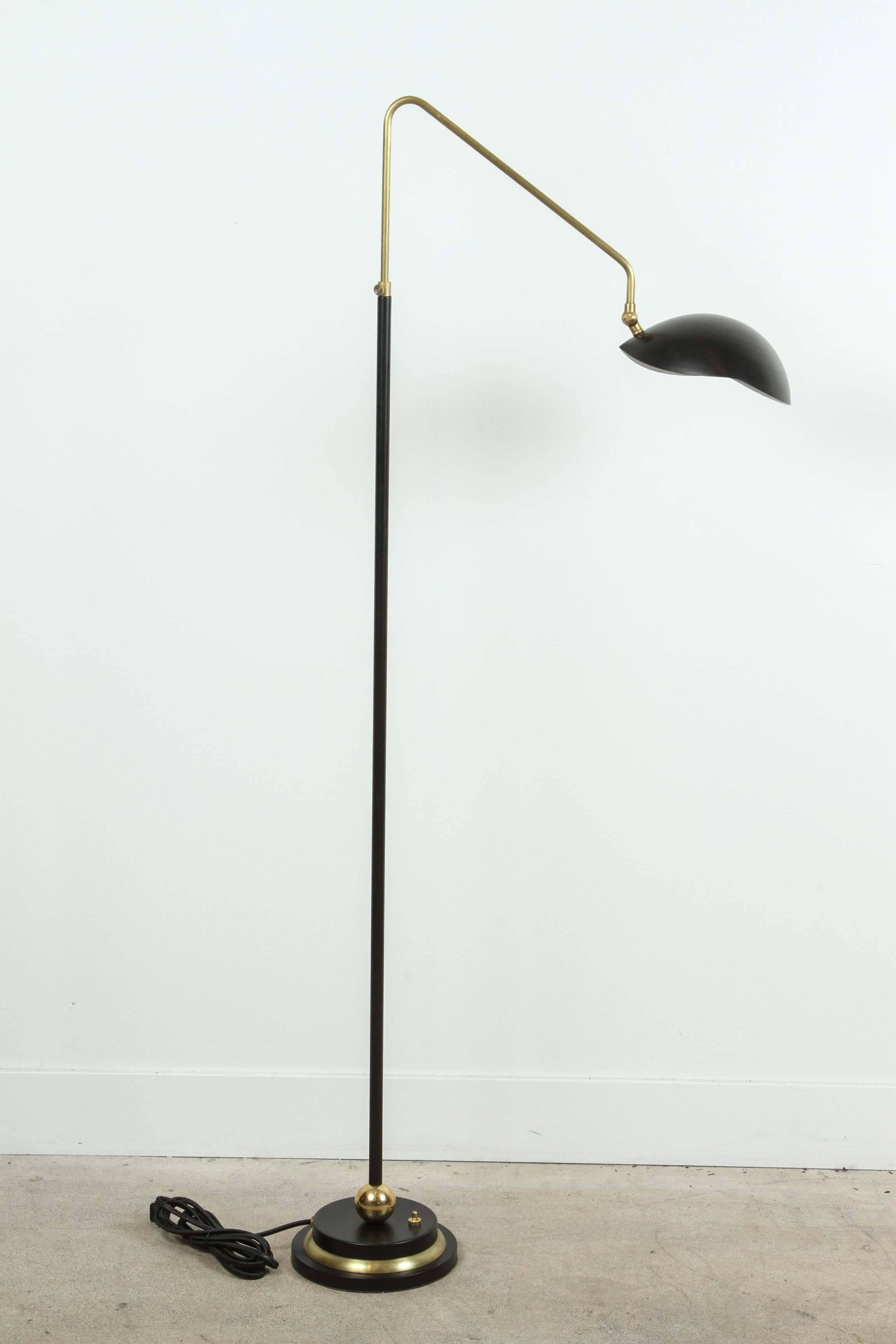 Contemporary J Arm Floor Lamp by Collected By
