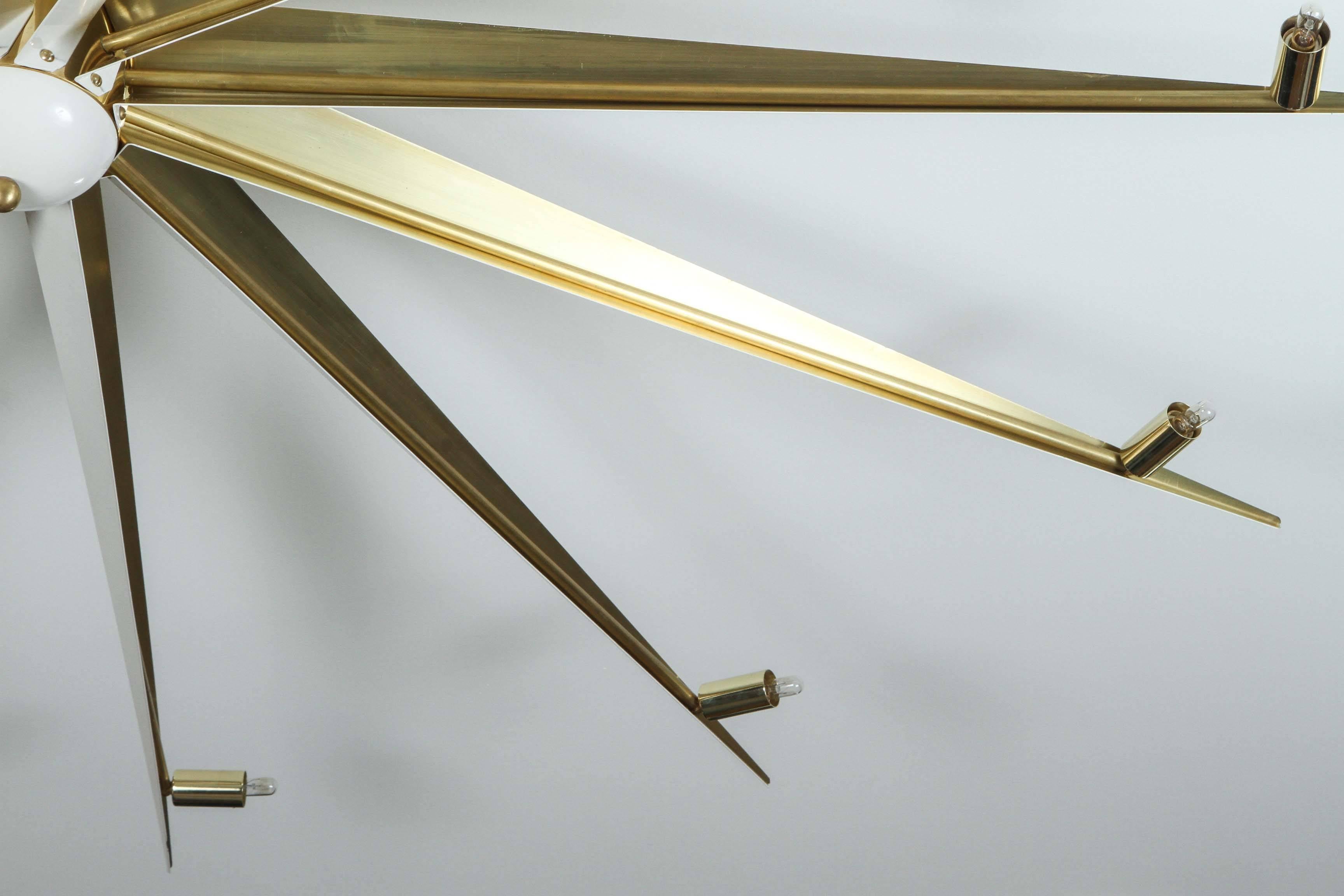 Mid-Century Modern Nautilus Star Chandelier by Jason Koharik for Collected By