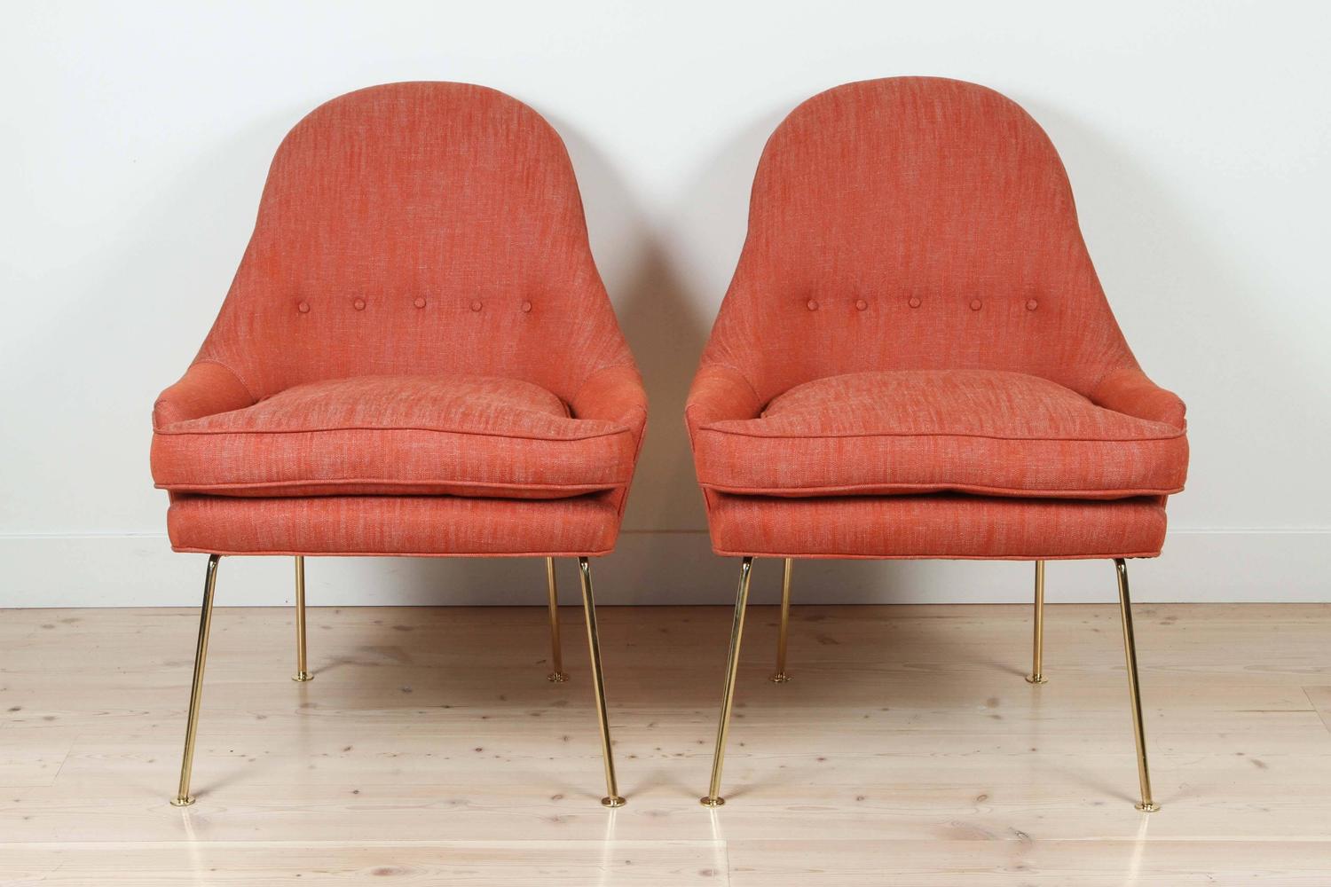 Pair of Carthay Lounge Chairs by LawsonFenning For Sale at 1stdibs