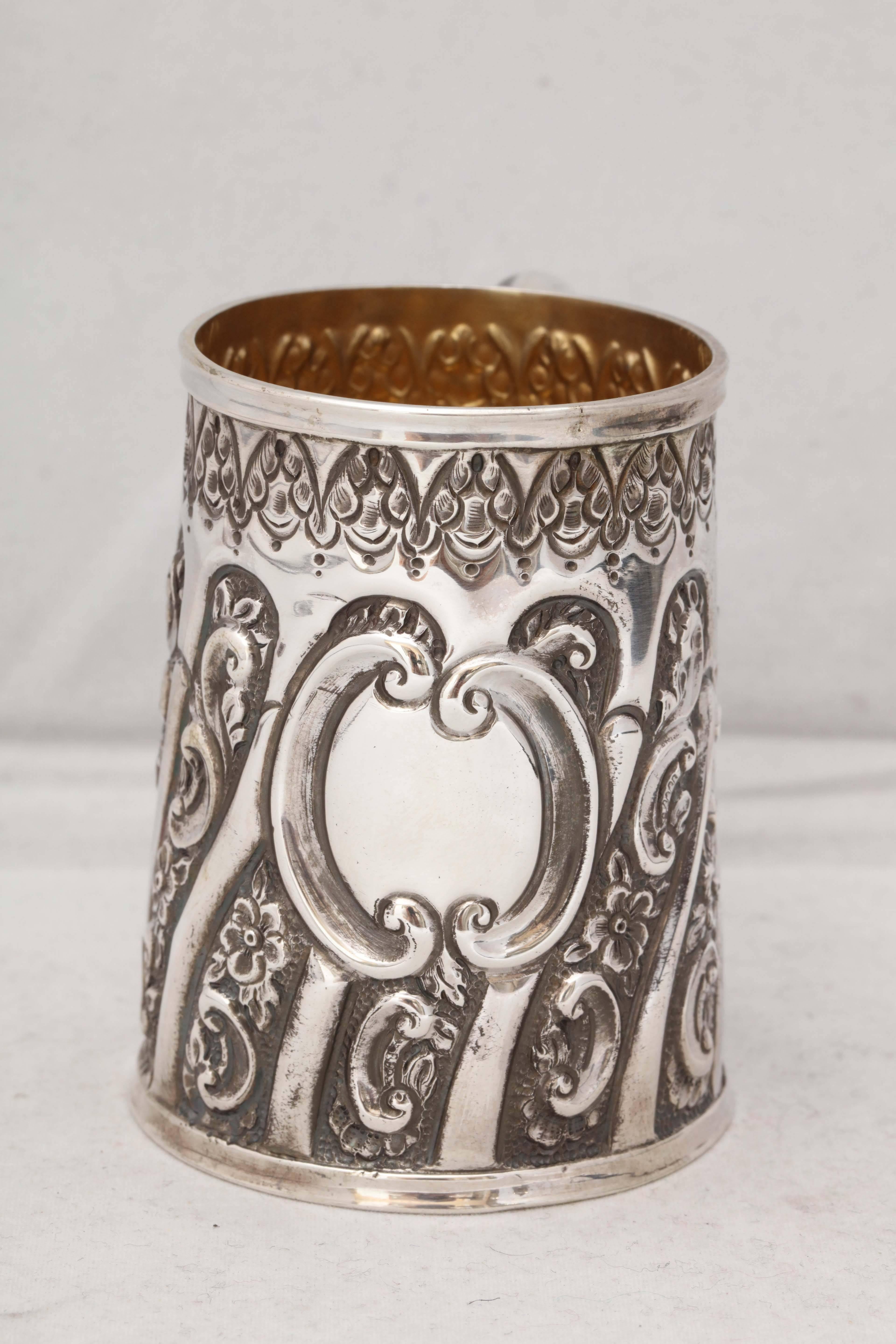 English Victorian Sterling Silver Baby Cup