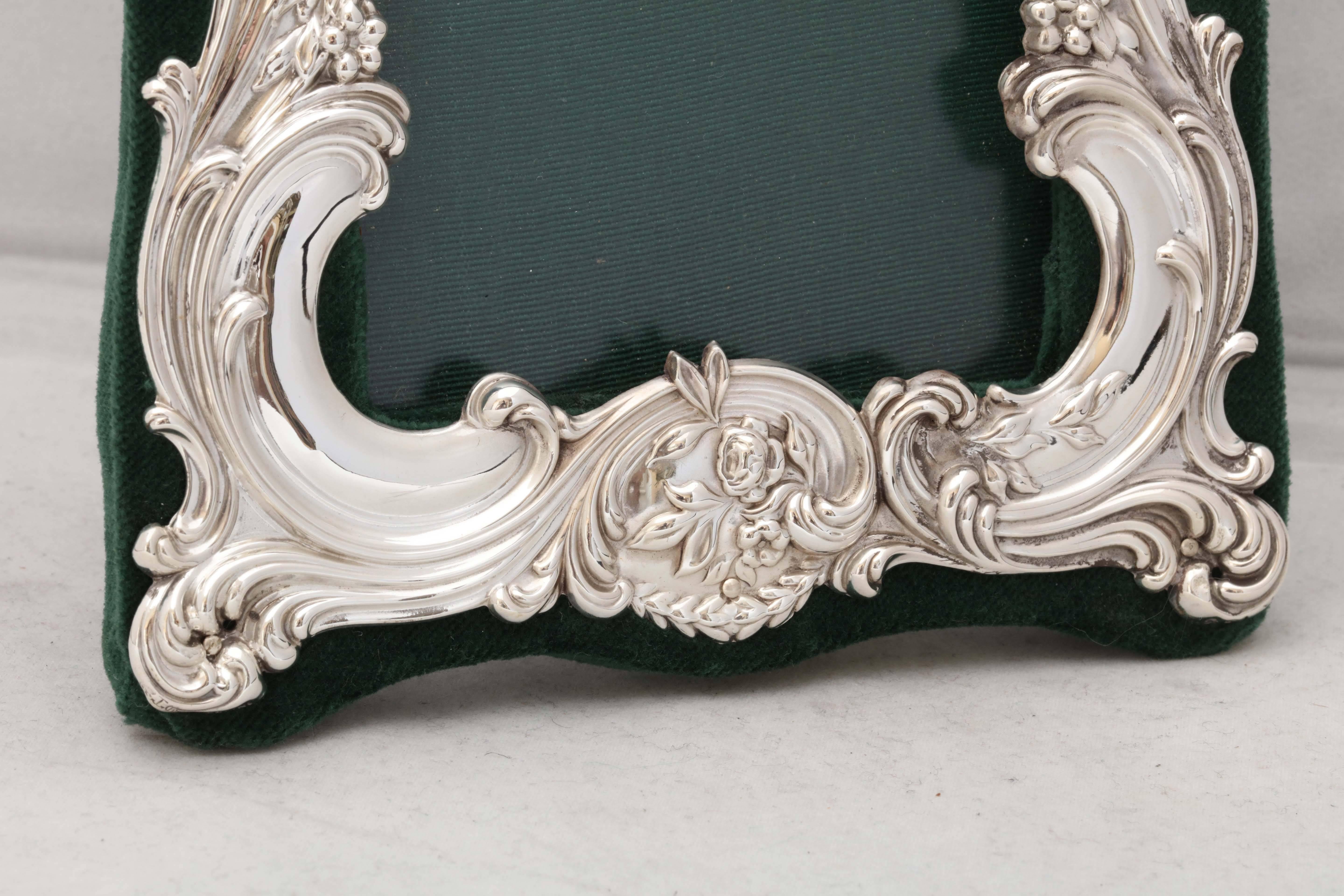 American Victorian Sterling Silver Picture Frame