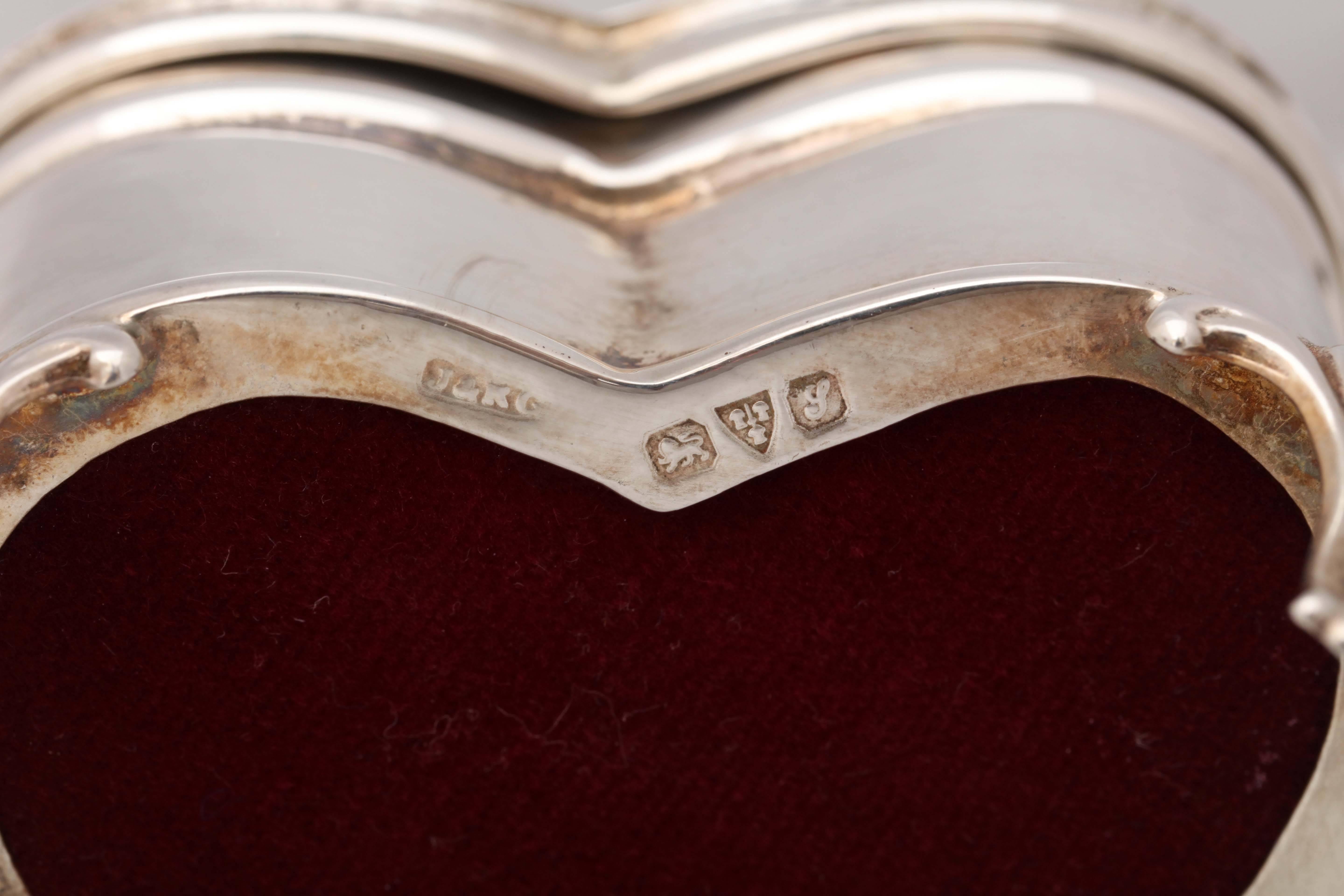 Edwardian Sterling Silver Footed Jewelry/
