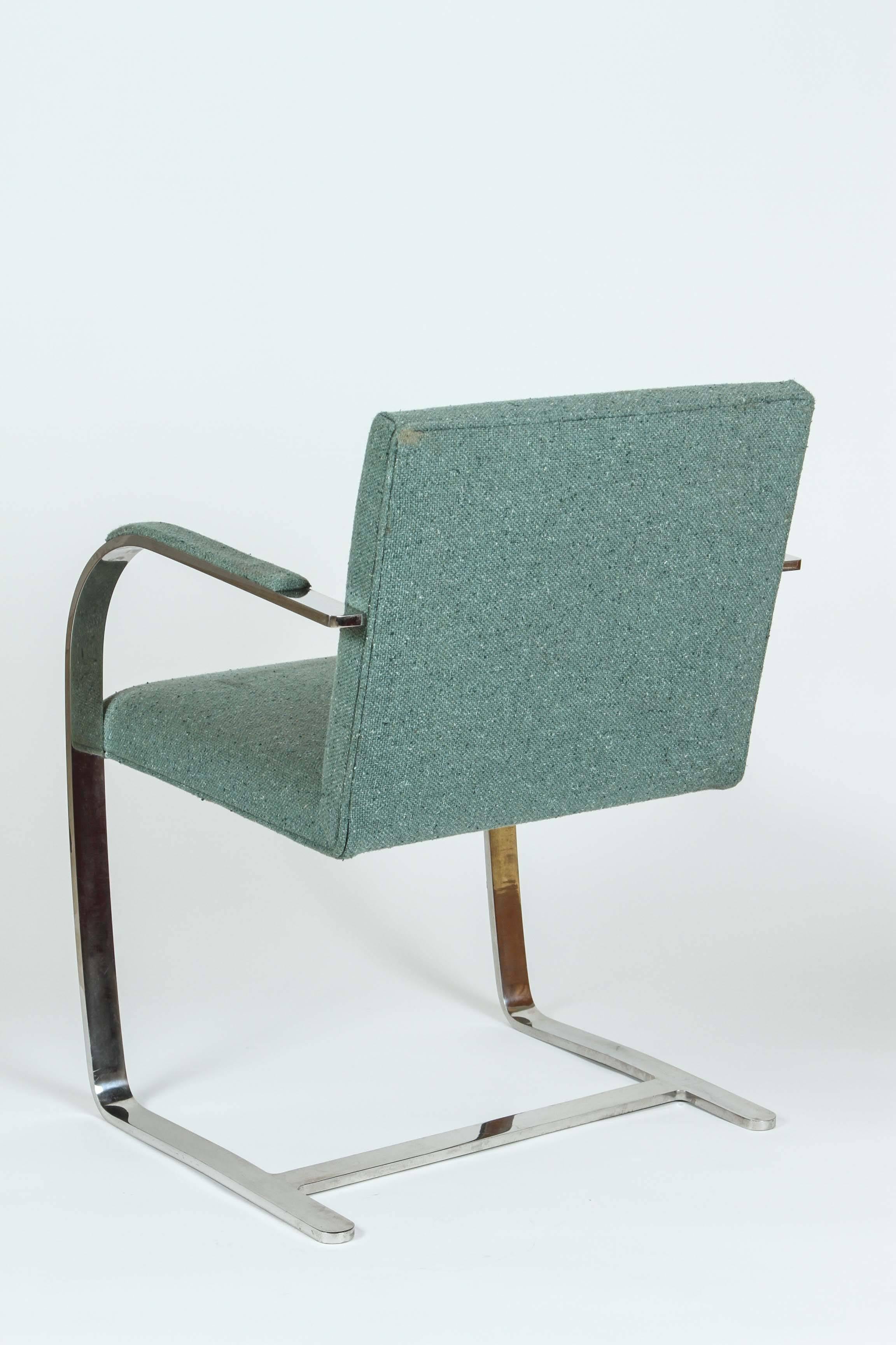 Poli Mies Van Der Rohe - Paire de chaises de style Brno en vente