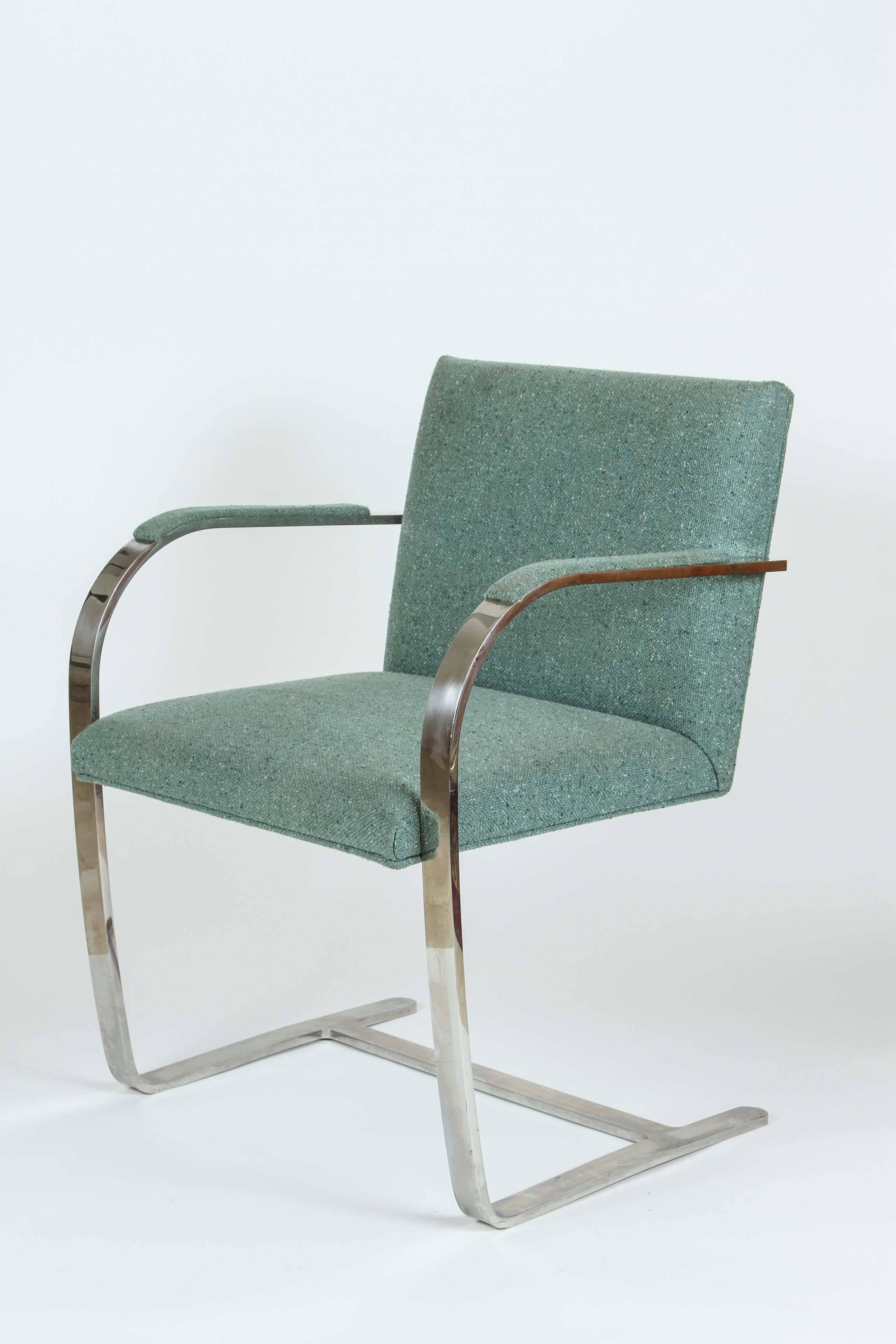 Mies Van Der Rohe Pair of Brno Style Chairs For Sale 1