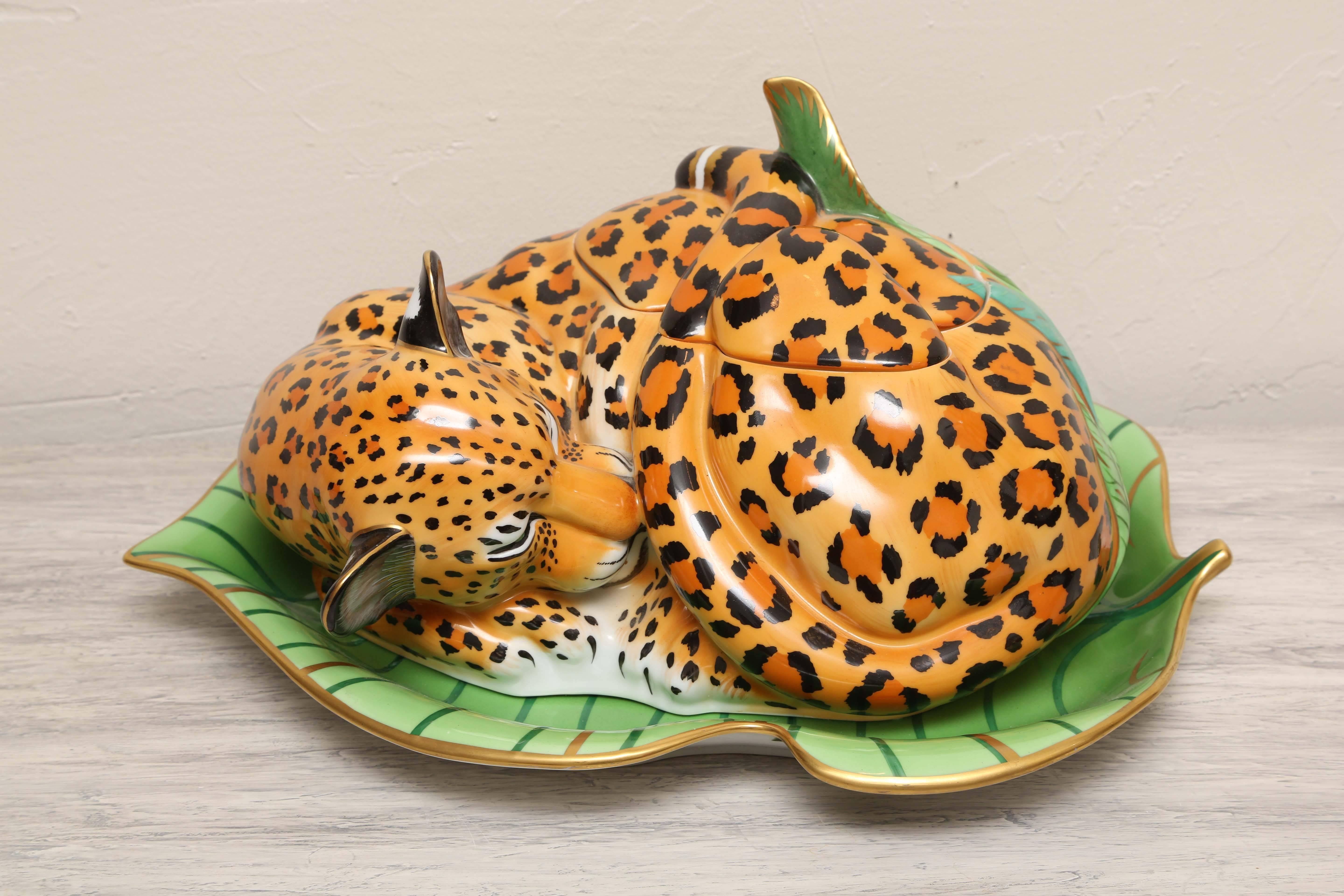 American Vintage Jaguar Tureen by Lynn Chase