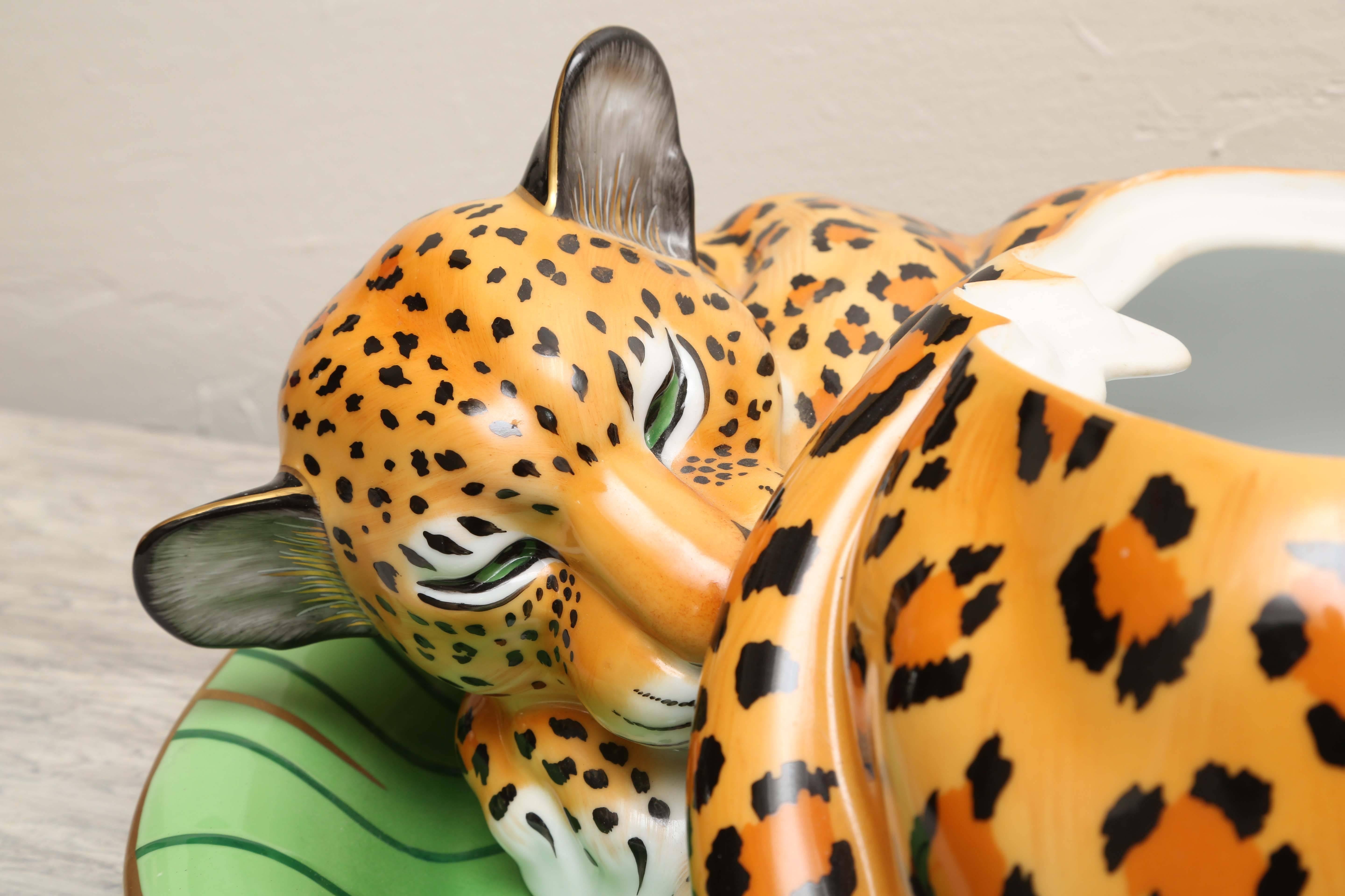 20th Century Vintage Jaguar Tureen by Lynn Chase