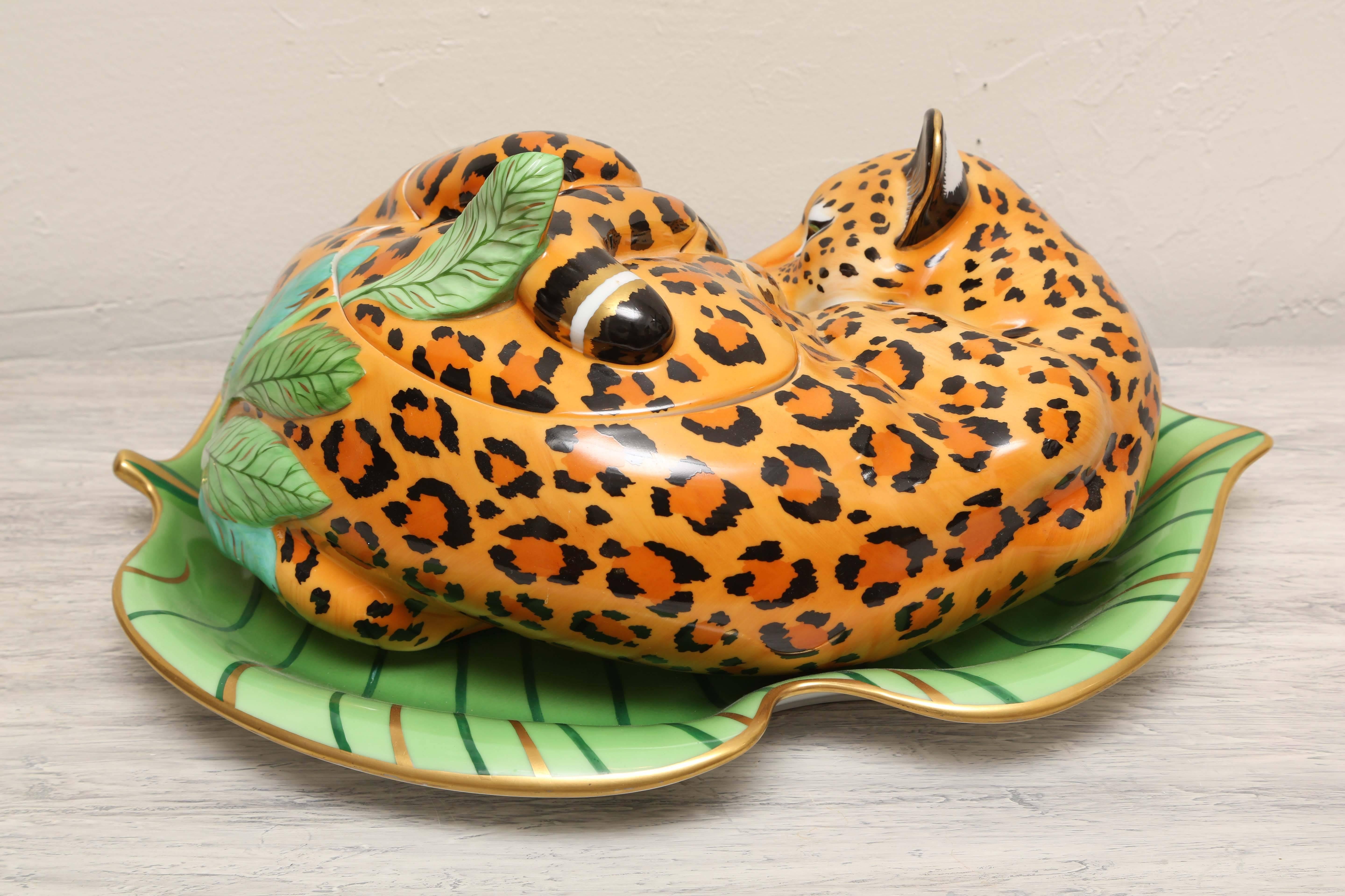 Vintage Jaguar Tureen by Lynn Chase 1