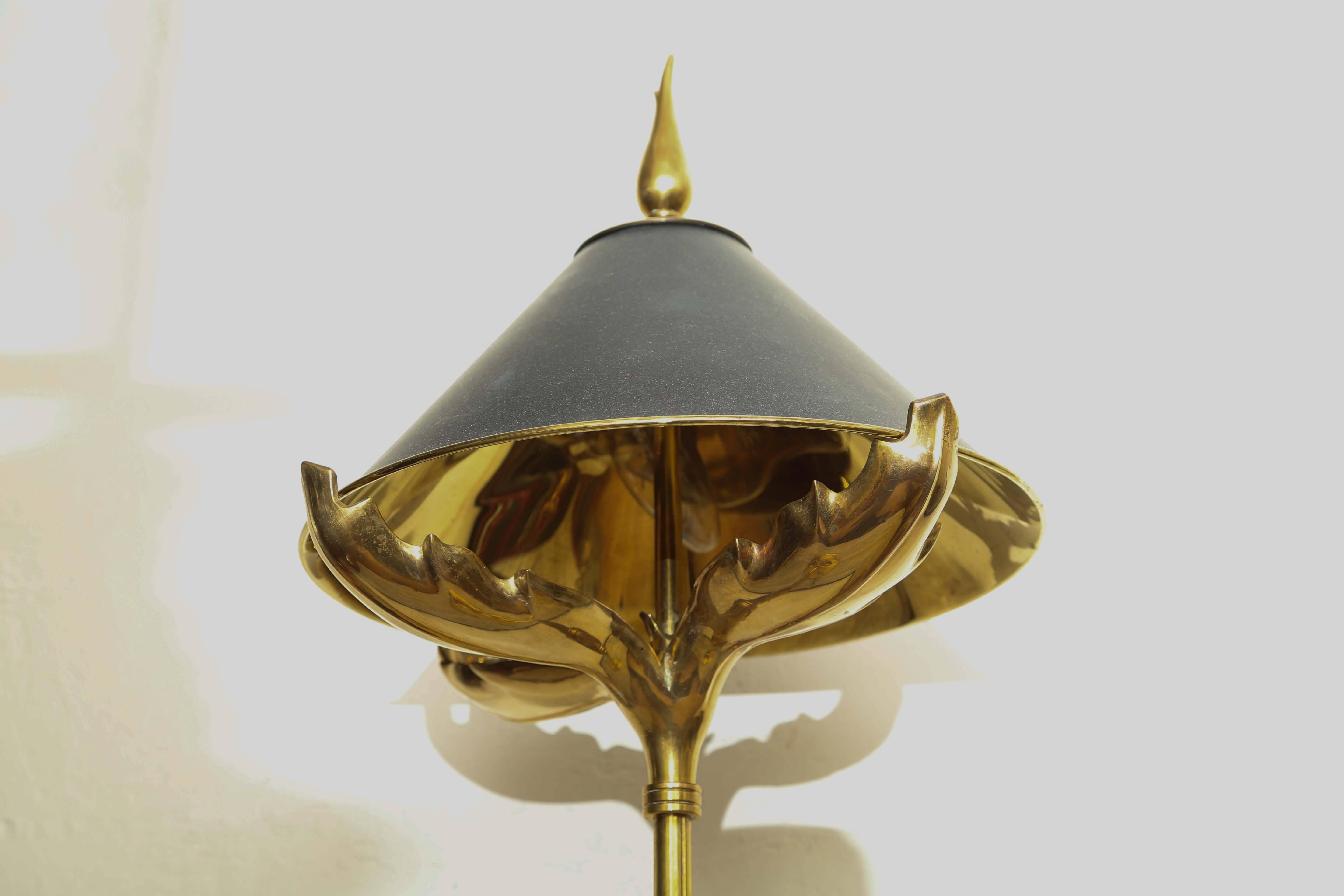 American Vintage Chapman Brass Table Lamp