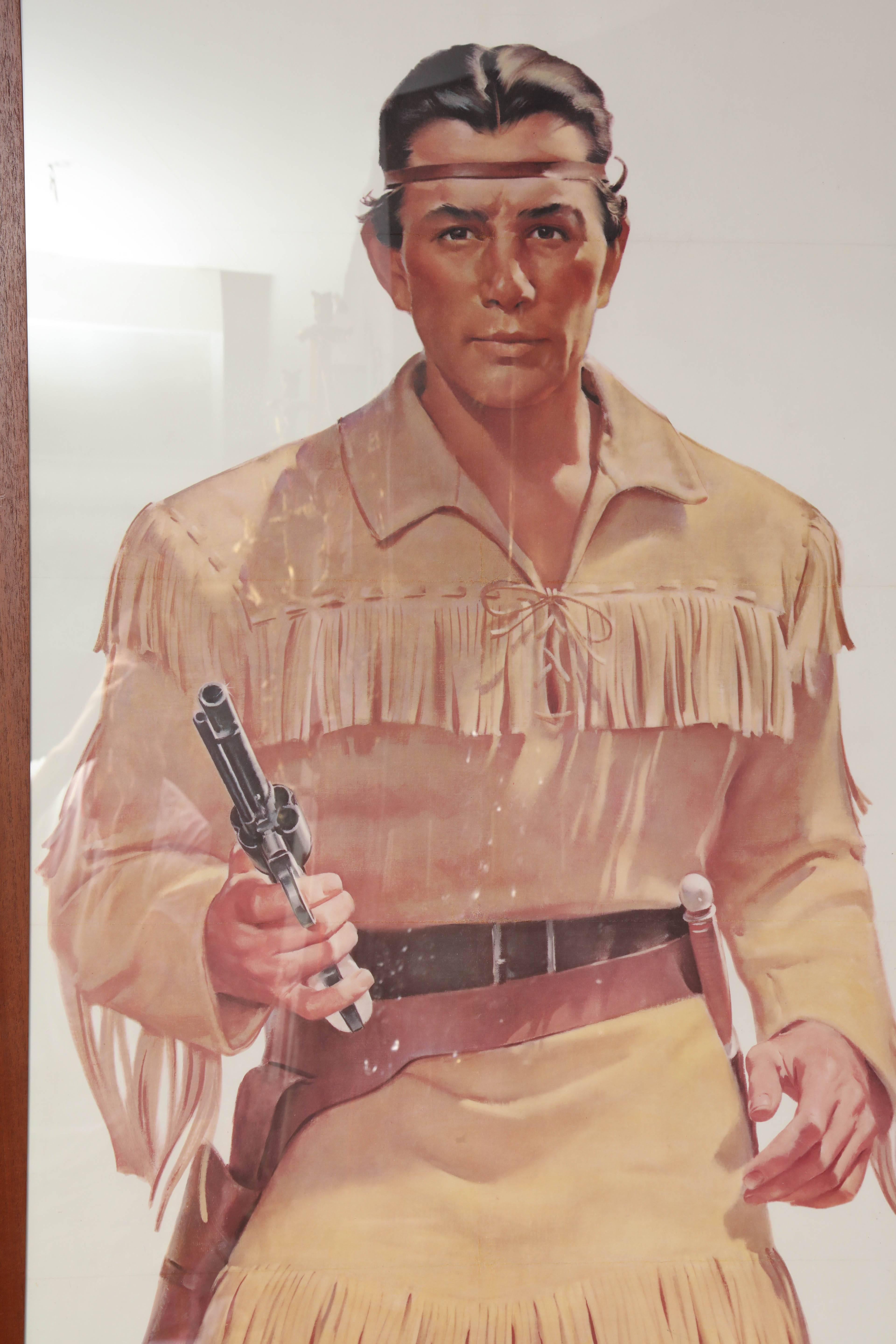 A pair of mid-1950s posters of the Lone Ranger and Tonto. Printed in USA.