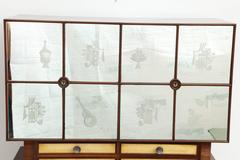 Bar mirror and rosewood made in Italy 1935