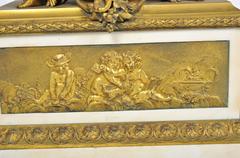 Orologio da tavolo francese del XIX secolo, di 'Monbro Aine, Parigi