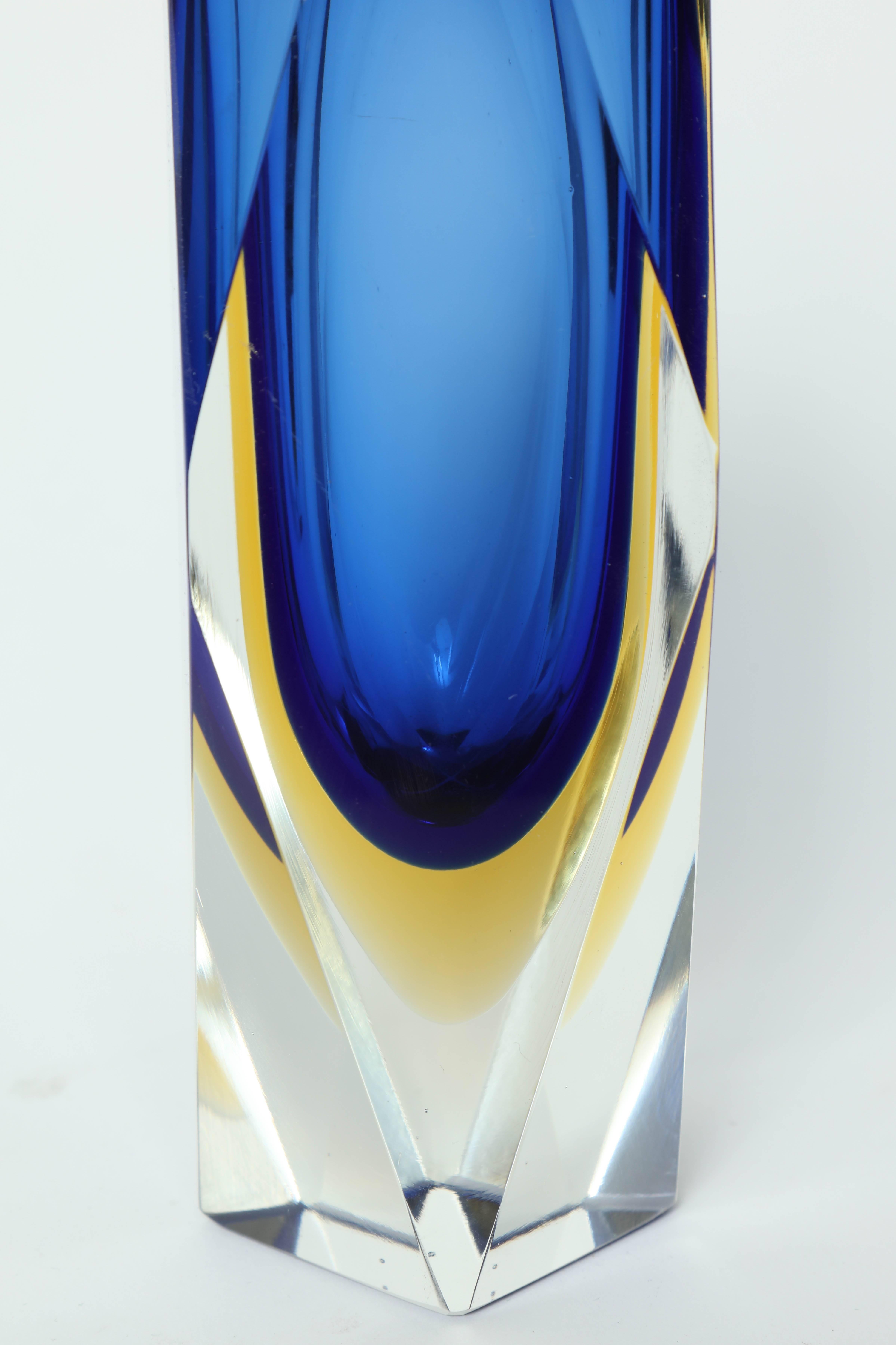 Mid-Century Modern Mandruzzato Murano Glass Vase