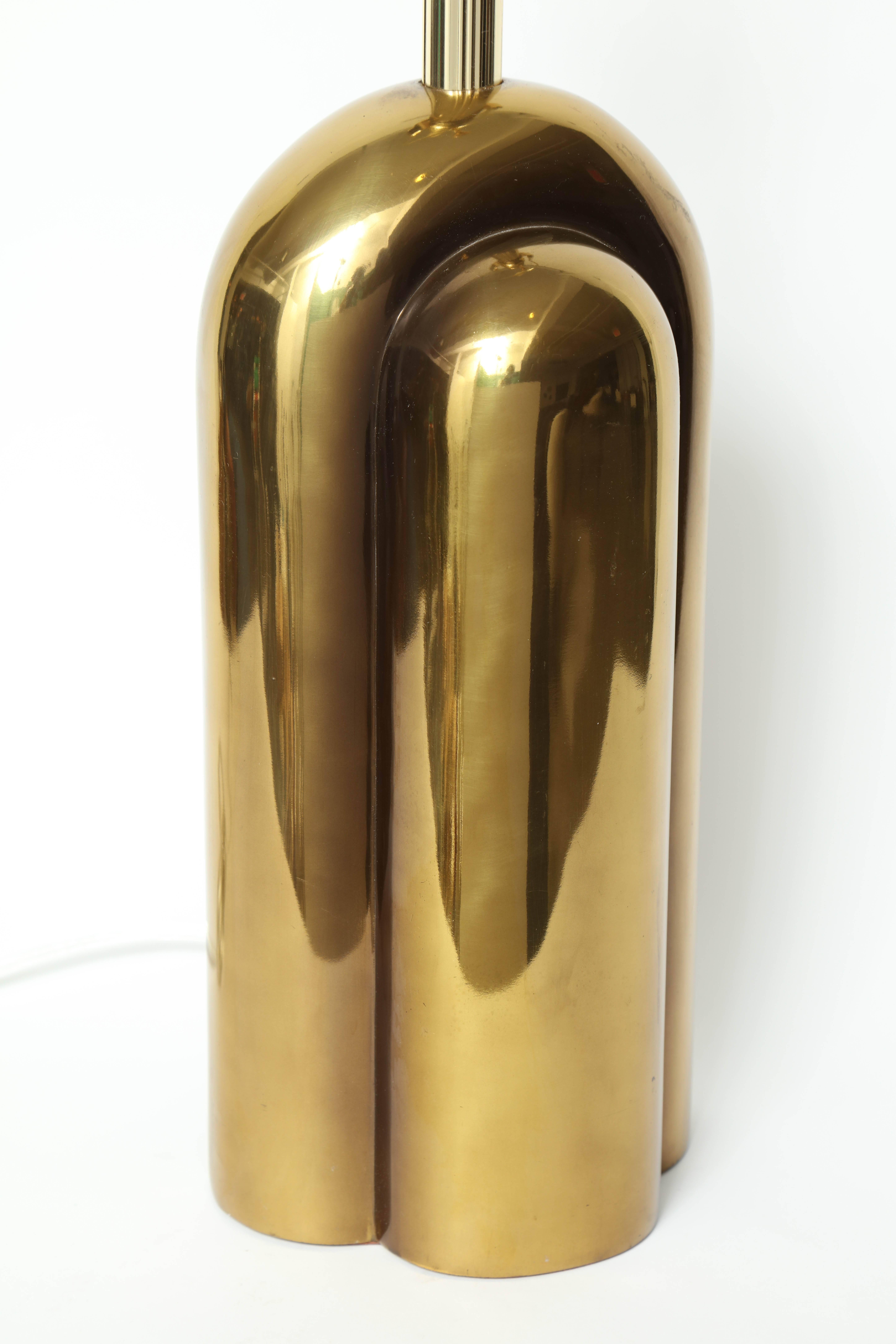 Mid-Century Modern Westwood Modernist Brass Lamps