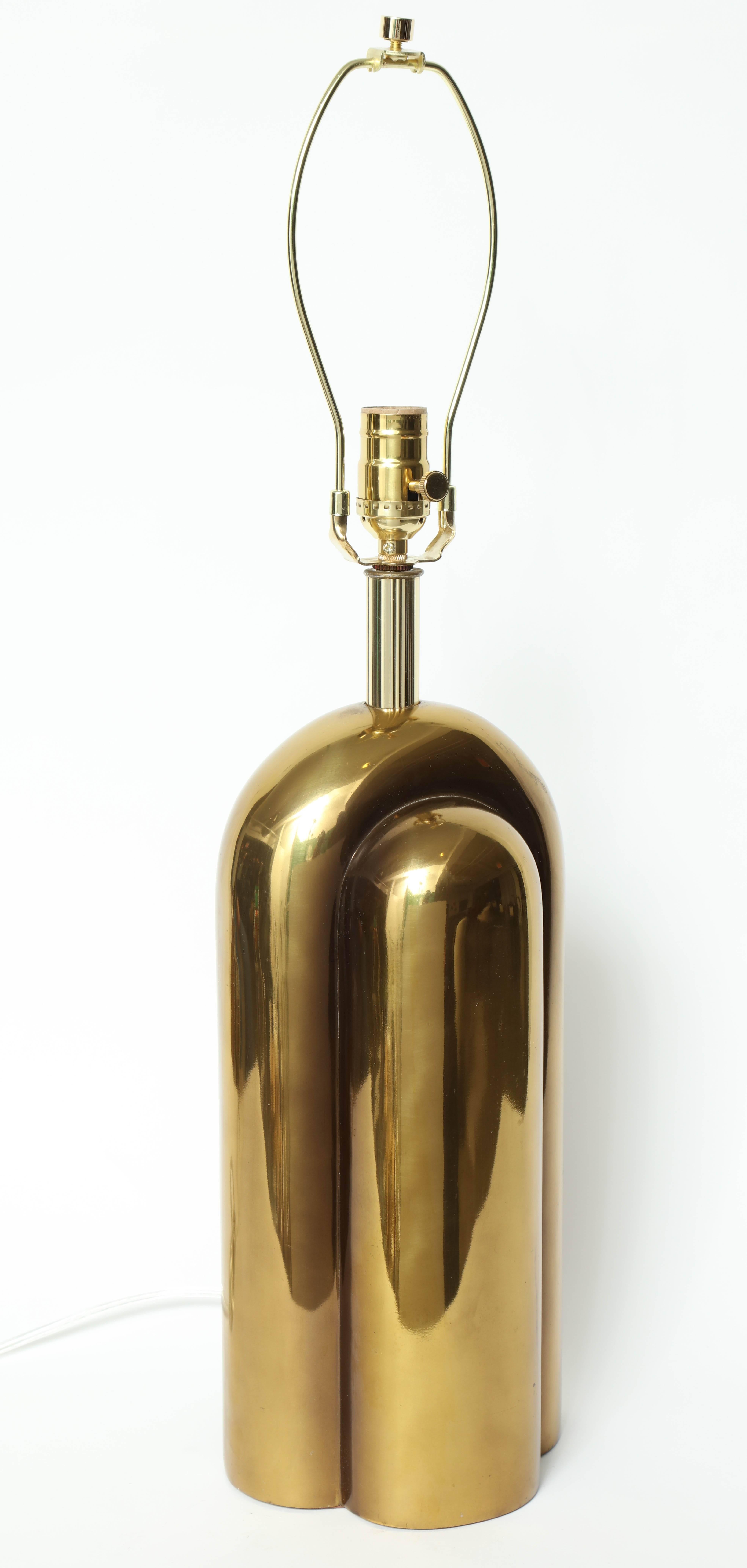 American Westwood Modernist Brass Lamps