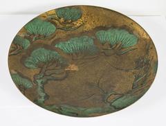Beautiful Large Brassware Bowl on Pedestal by WMF, Art Deco, Germany, circa 1920