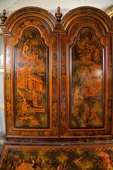 Lacquer Double Dome Secretary