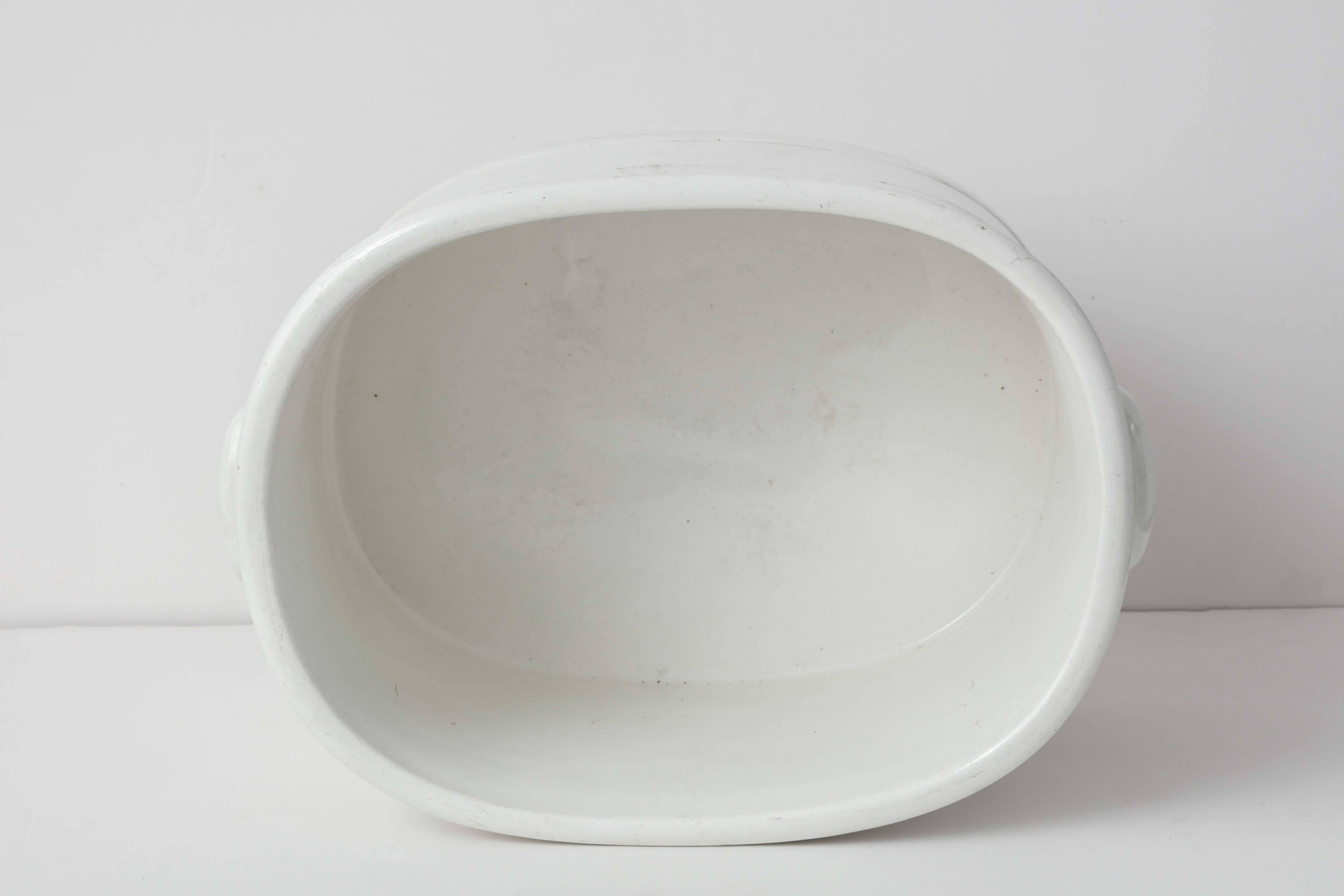 19th Century English Wedgwood Creamware Footbath 3