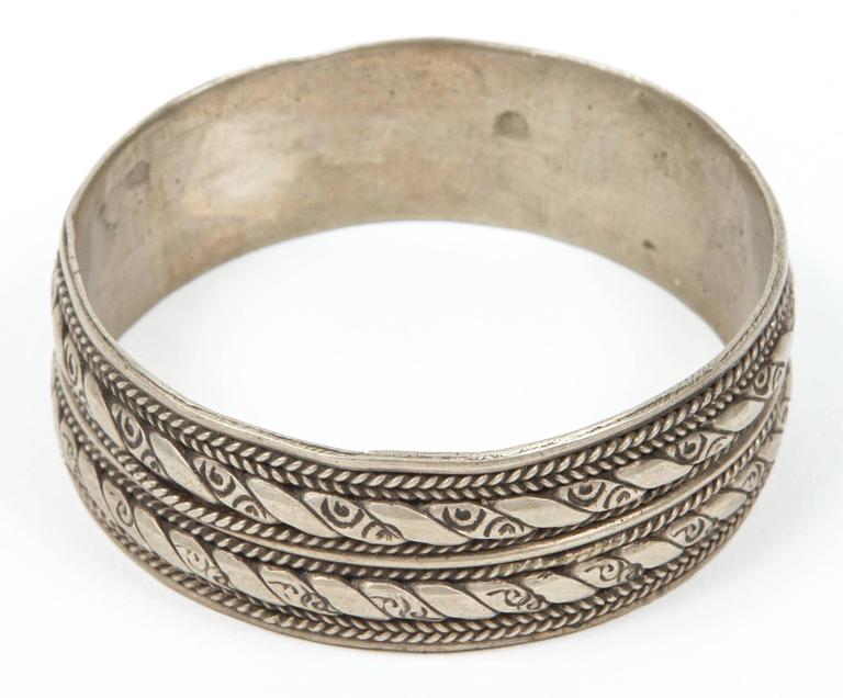 Moroccan Berber Tribal Bracelet For At 1stdibs Moroccan Berber Tribal Bracelet Made From Coin Silver Not Pure Sterling