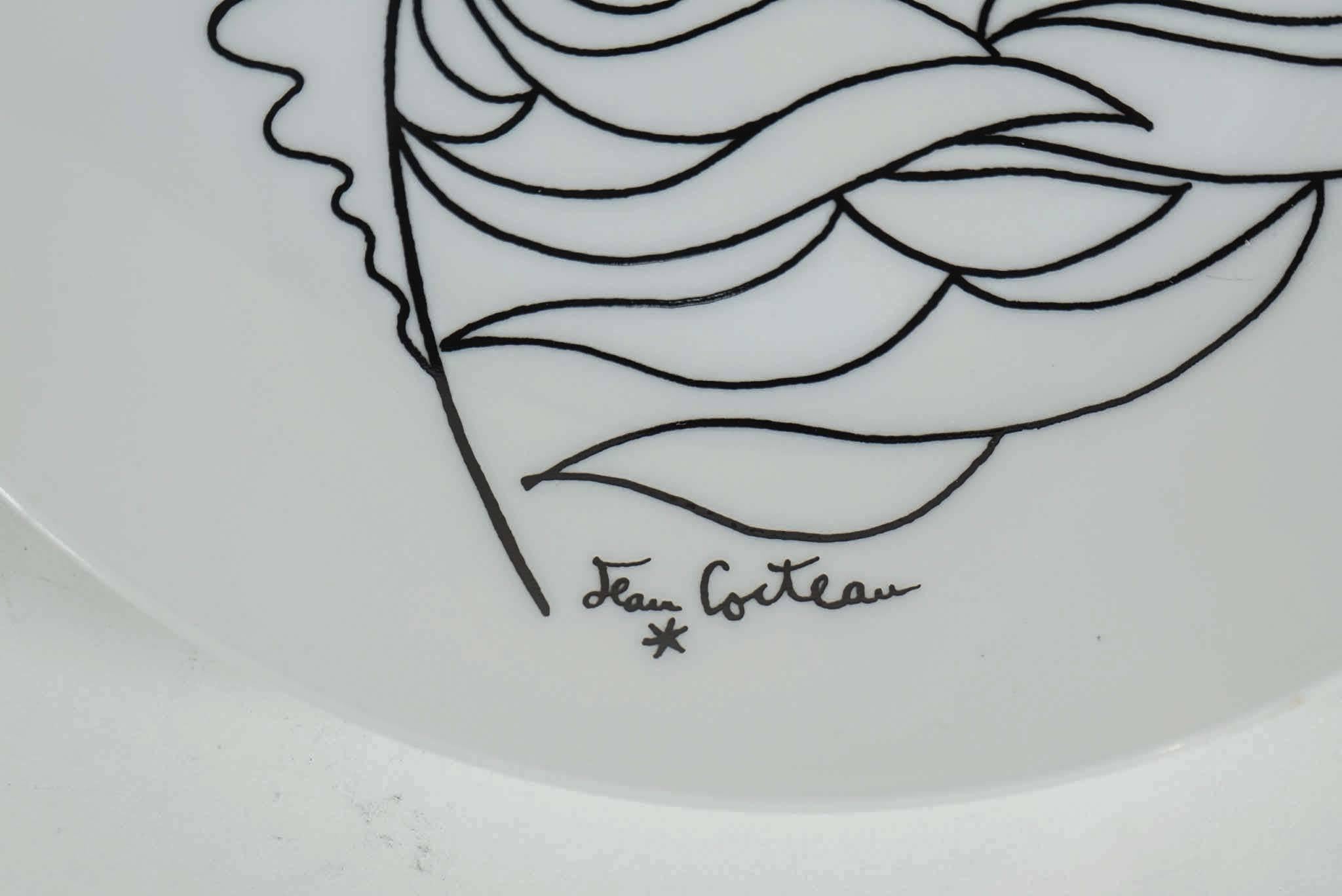 Jean Cocteau Plates  by Promo Ceram and Picasso Plate by ECPLP 1