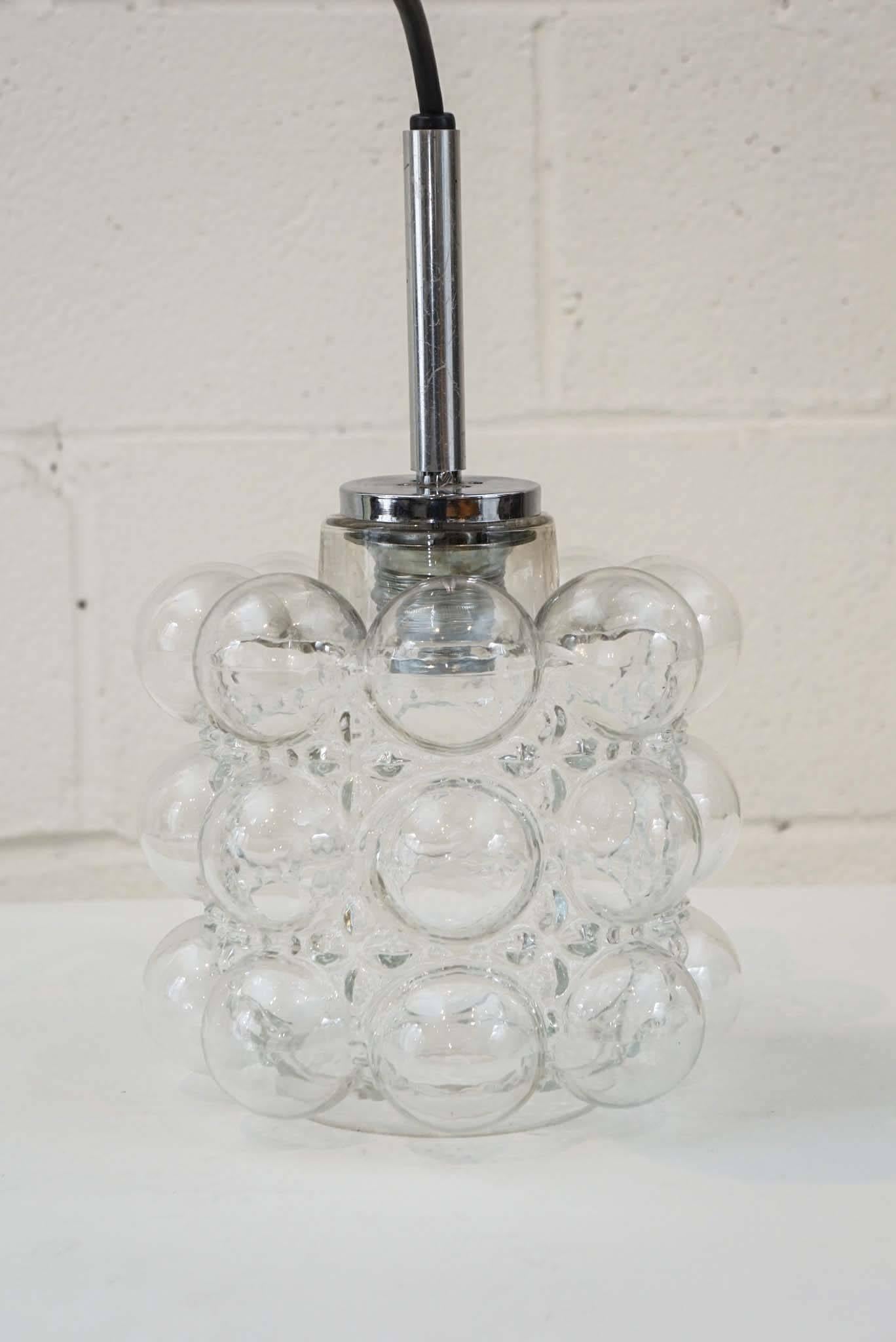 glass bubble pendant light