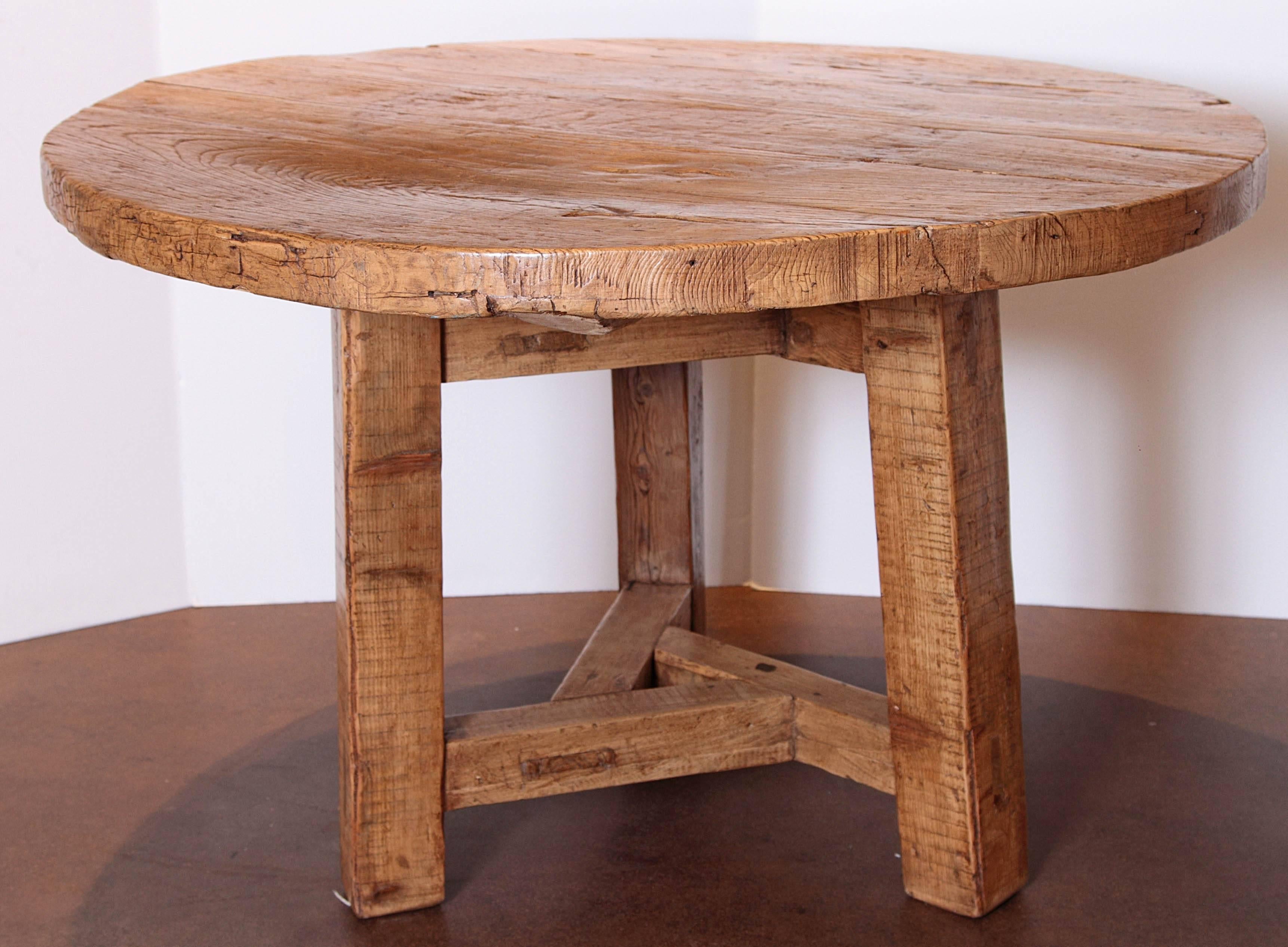 reclaimed elm dining table