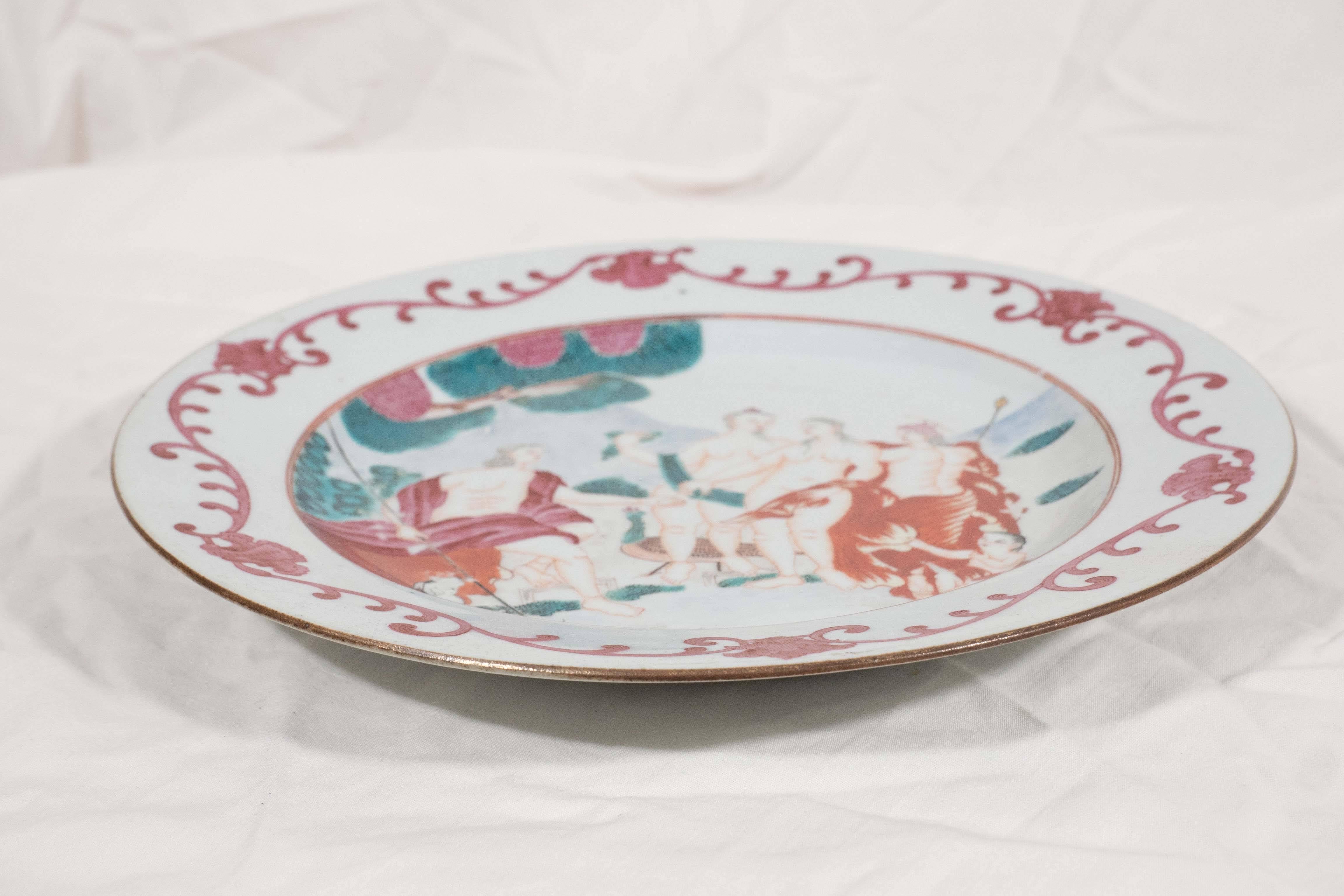 Judgment of Paris Chinese Export Plate 1