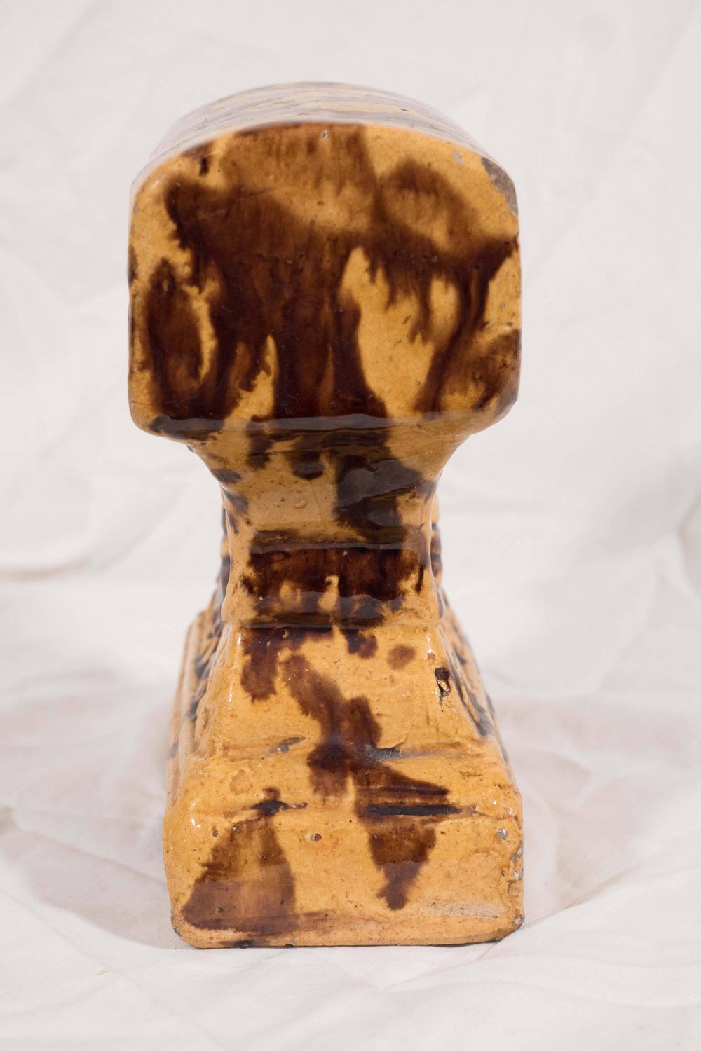 Antique Chinese Stoneware Pillow For Sale at 1stdibs