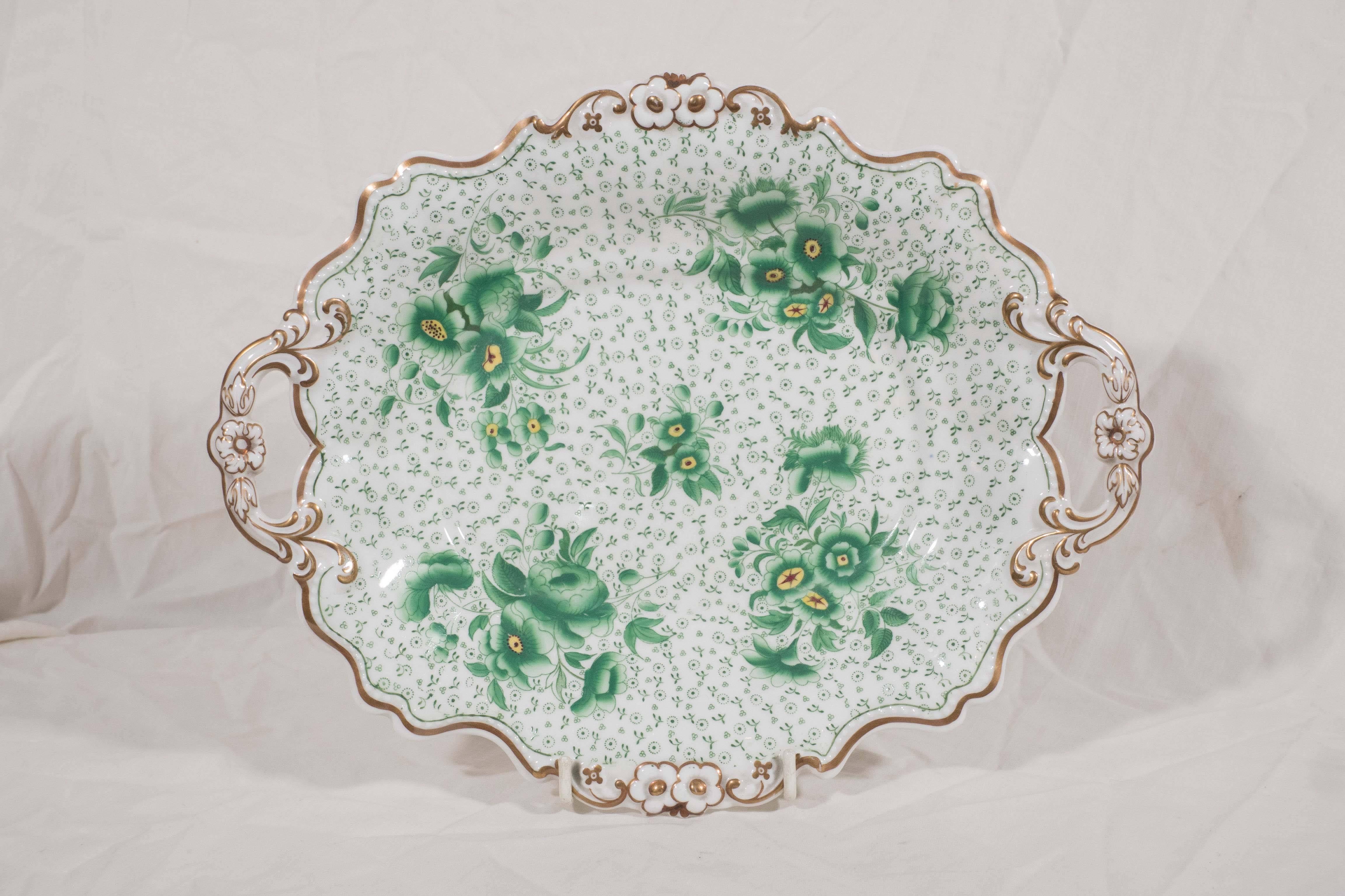 Four Antique English Porcelain Dishes Made by Ridgway In Excellent Condition In Katonah, NY