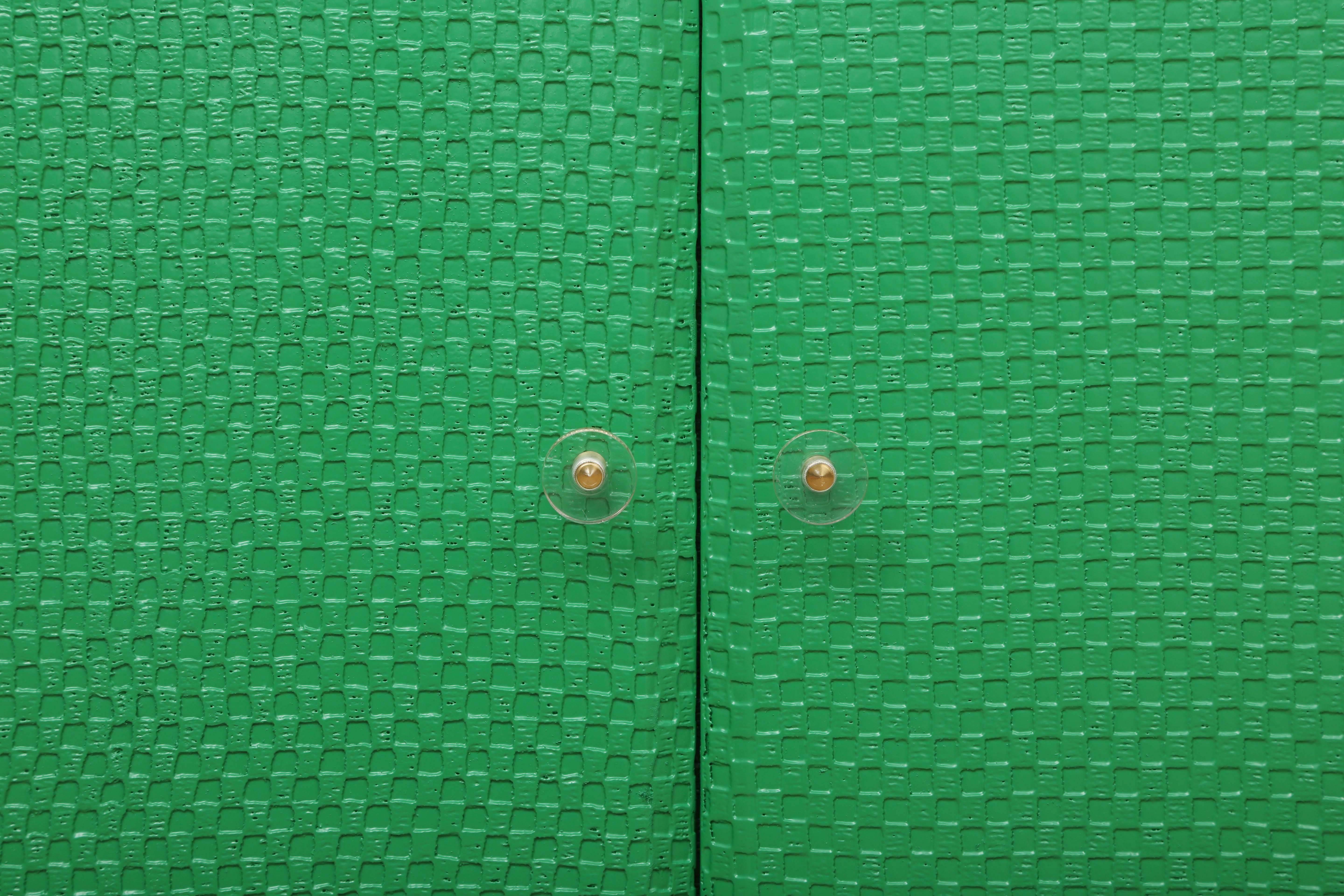 1970s Emerald Green  Cabinet 2