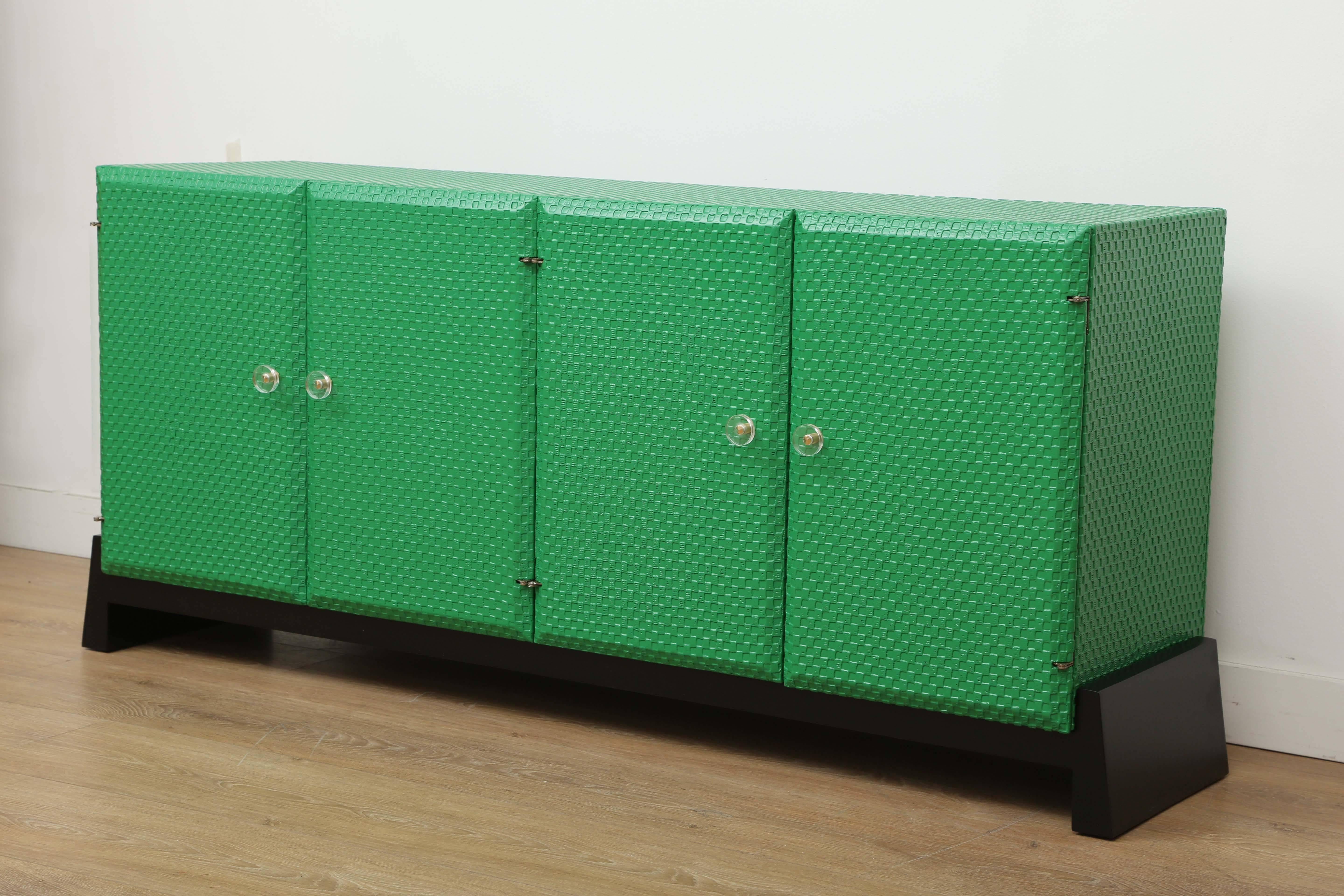 1970s Emerald Green  Cabinet 3