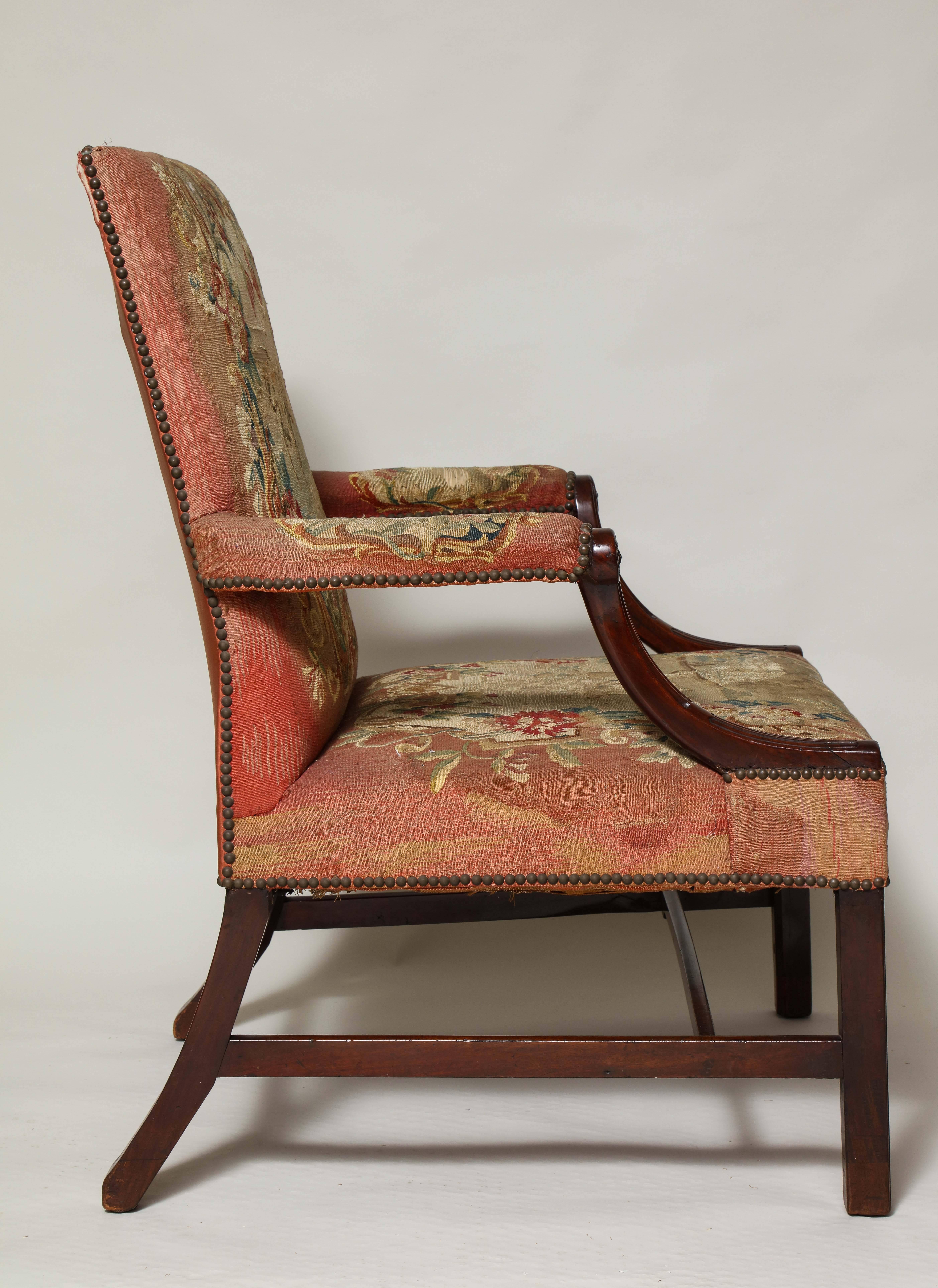 Beautiful Pair of Georgian Gainsborough Chairs 2