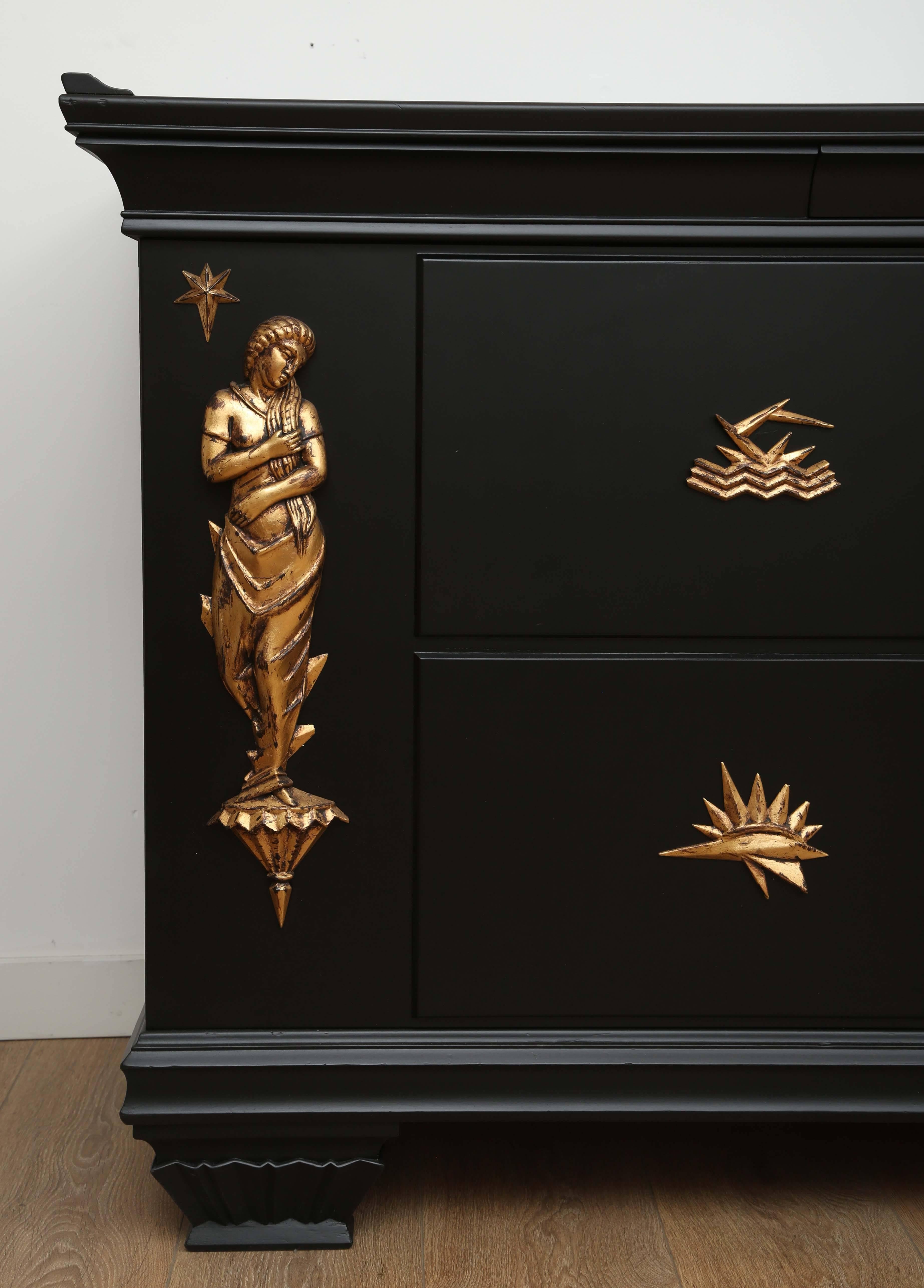 Early 20th Century Large Art Deco Sideboard, Germany, 1920s
