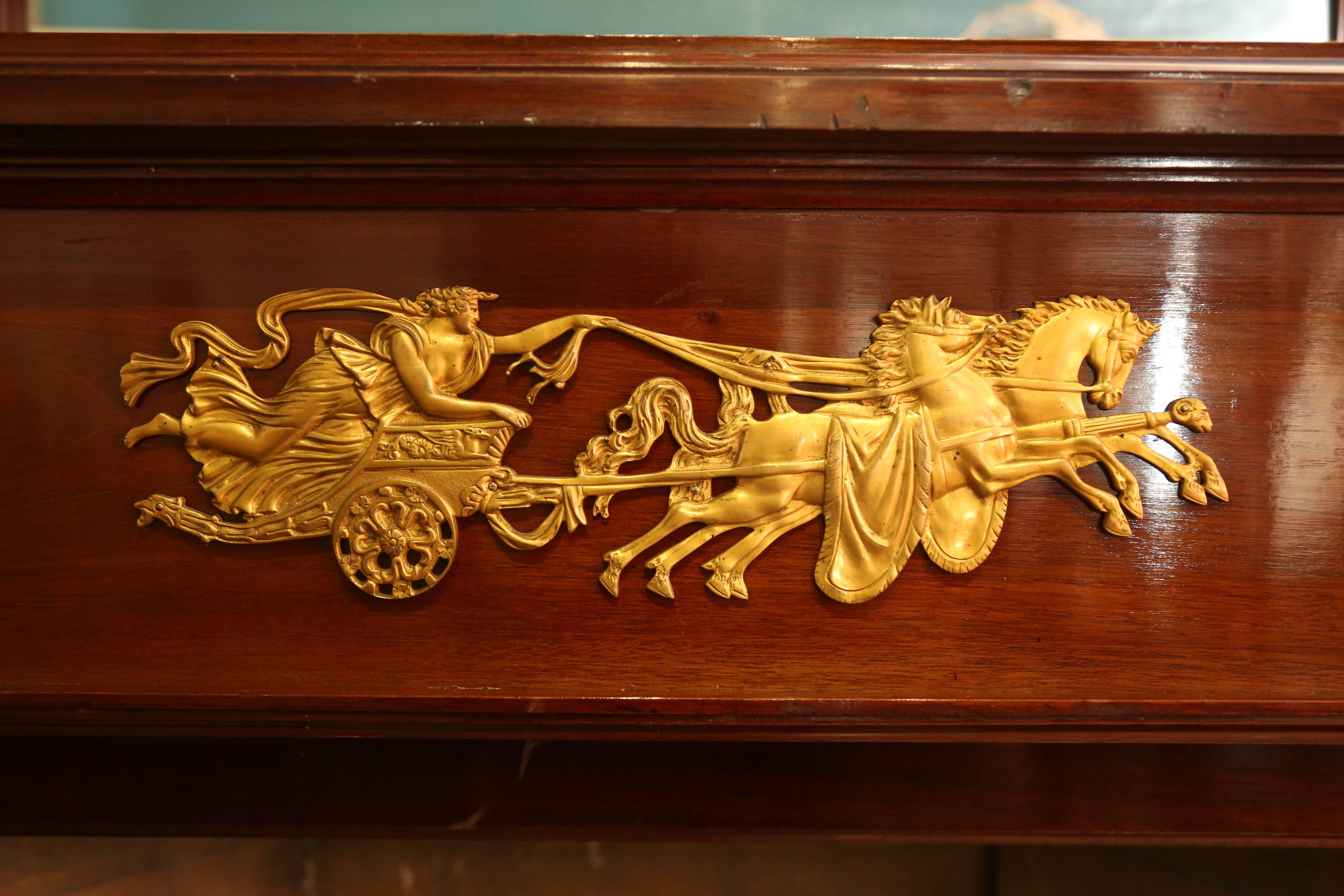 Napoleonic Mantel In Good Condition In West Palm Beach, FL