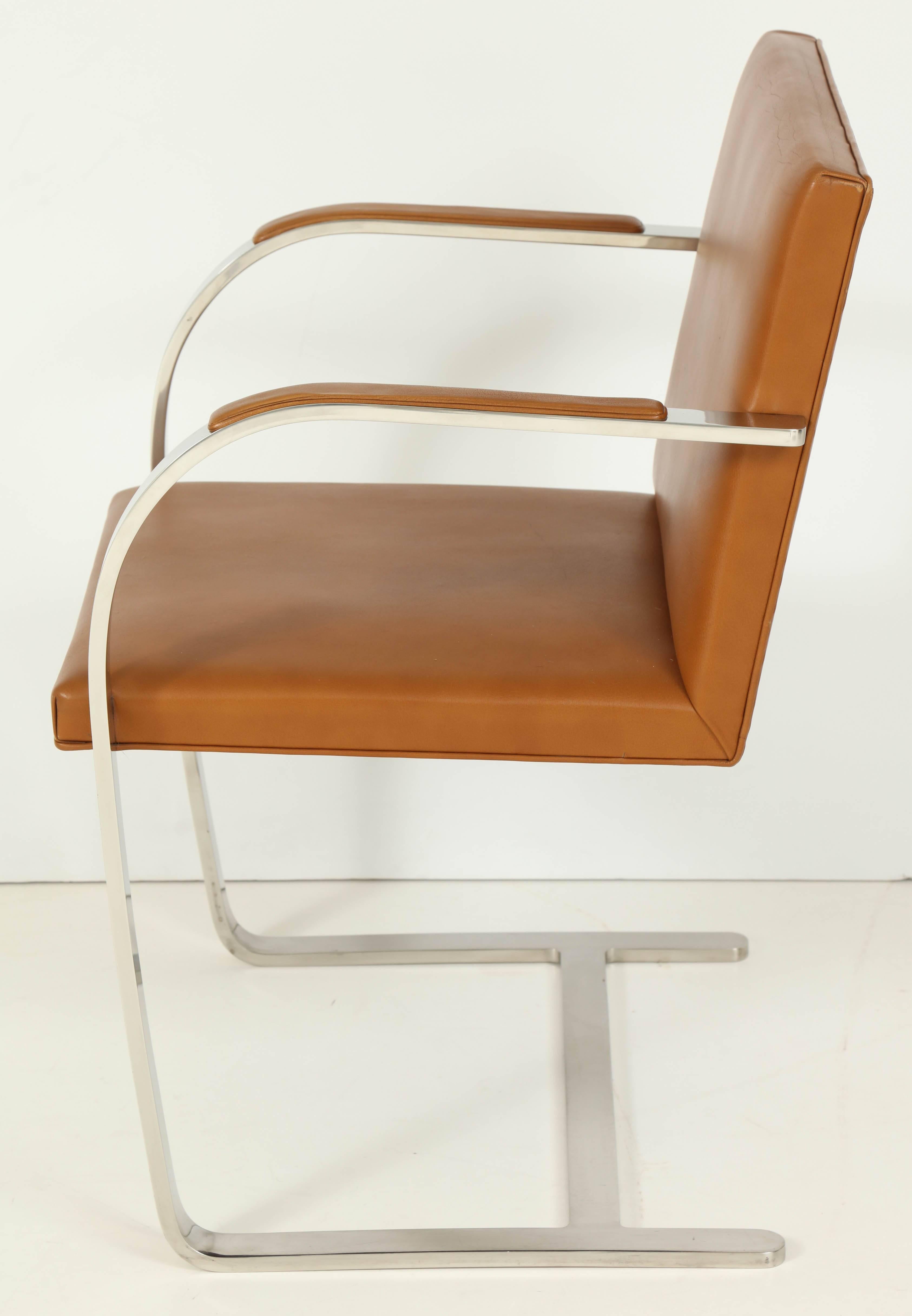 Pair of Mies van der Rohe Brno Chairs by Knoll, circa 1960s In Excellent Condition In New York, NY