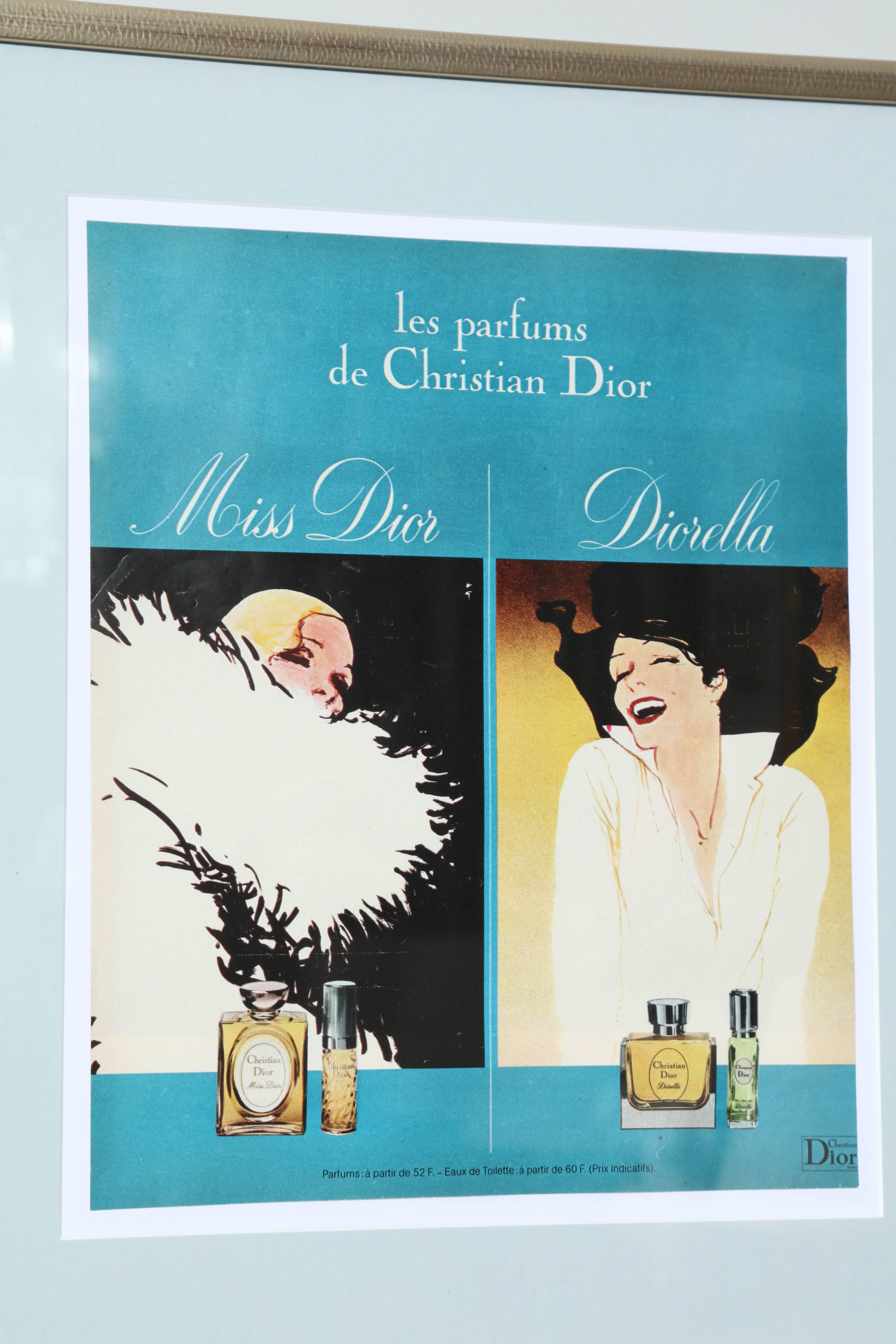 Set of Vintage French Perfume Advertisements 2