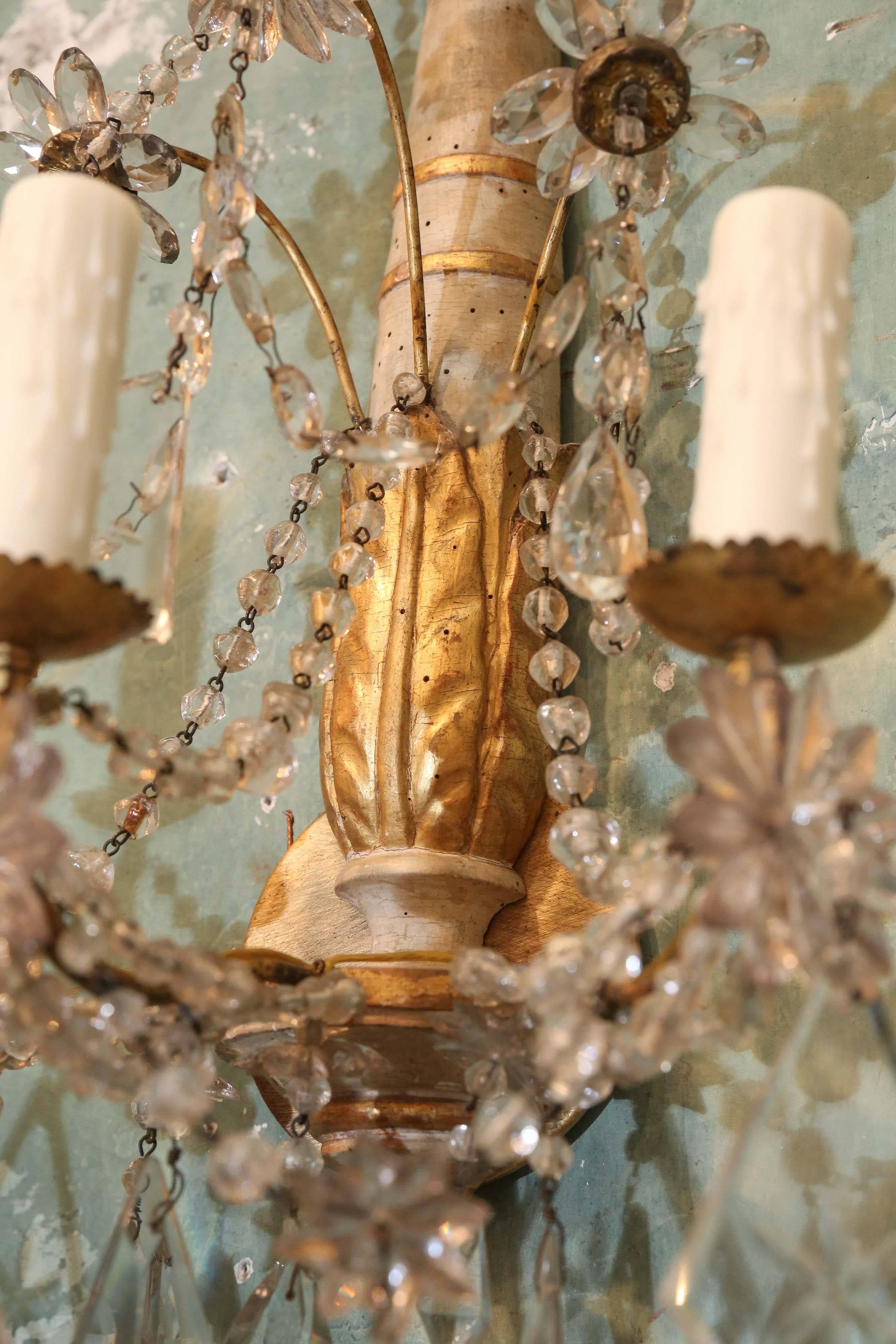 Pair of Sconces from Genoa In Excellent Condition In Houston, TX