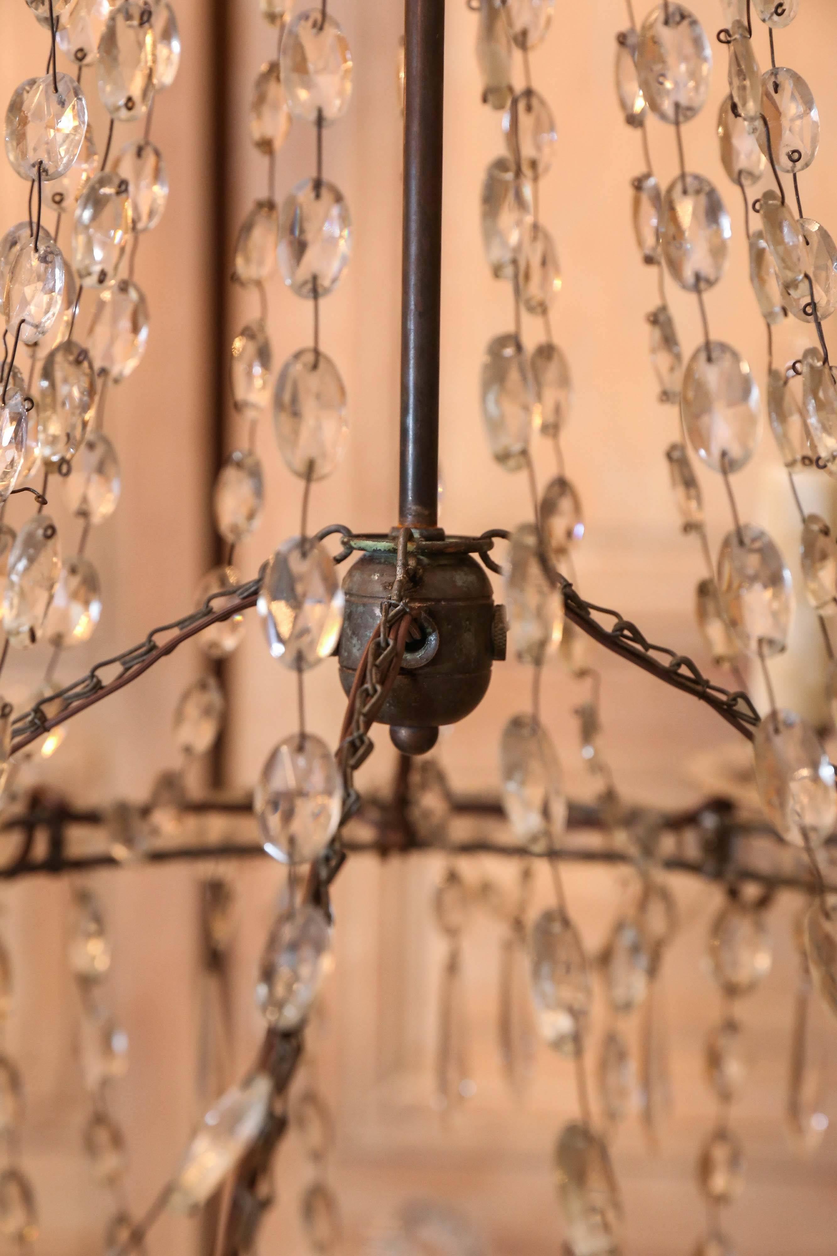 Mid-20th Century Empire Style Chandelier