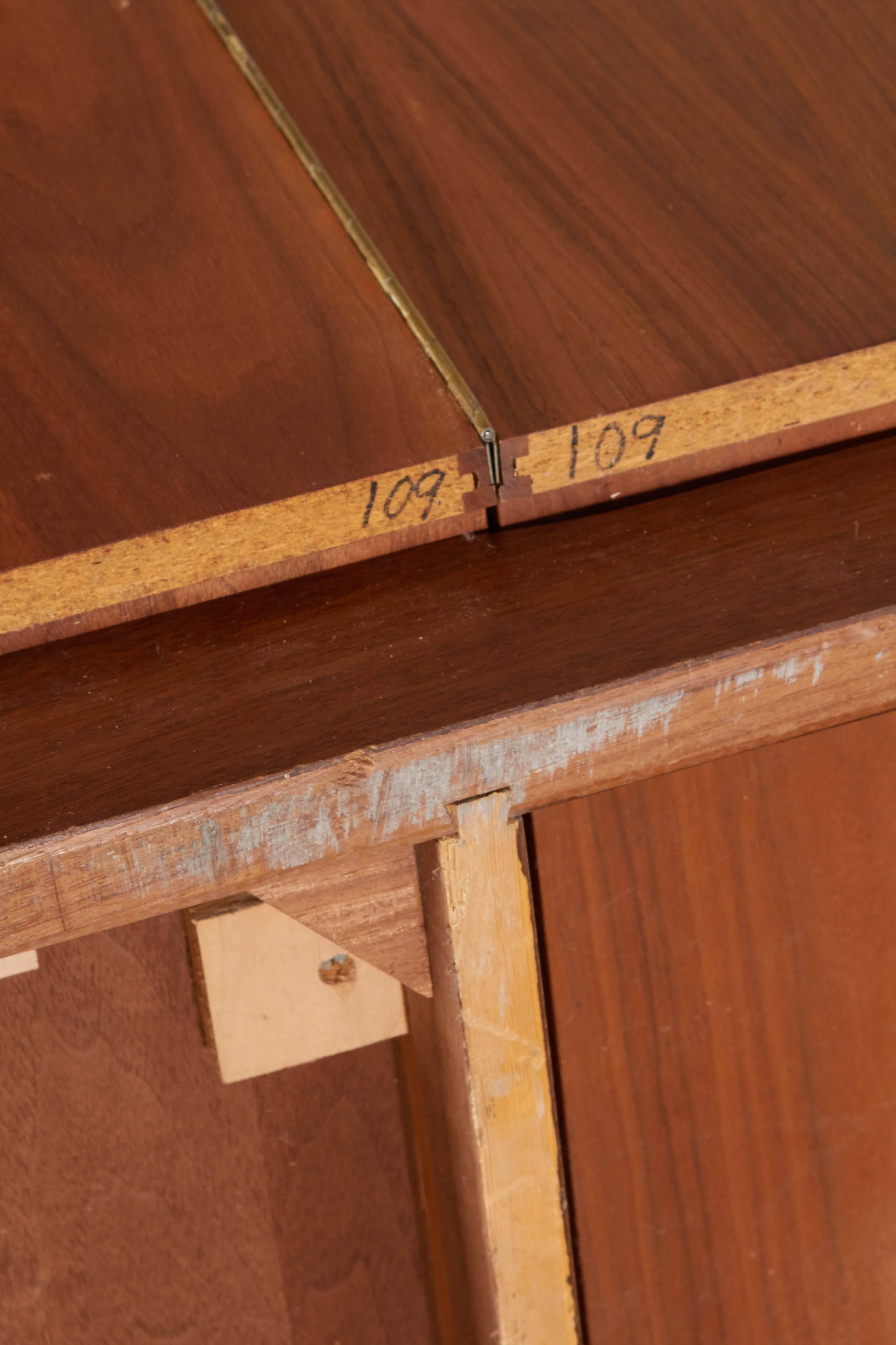 Mummenthaler and Meier Teak 'Magic Box' Fold Out Secretary Desk and Cabinet 4