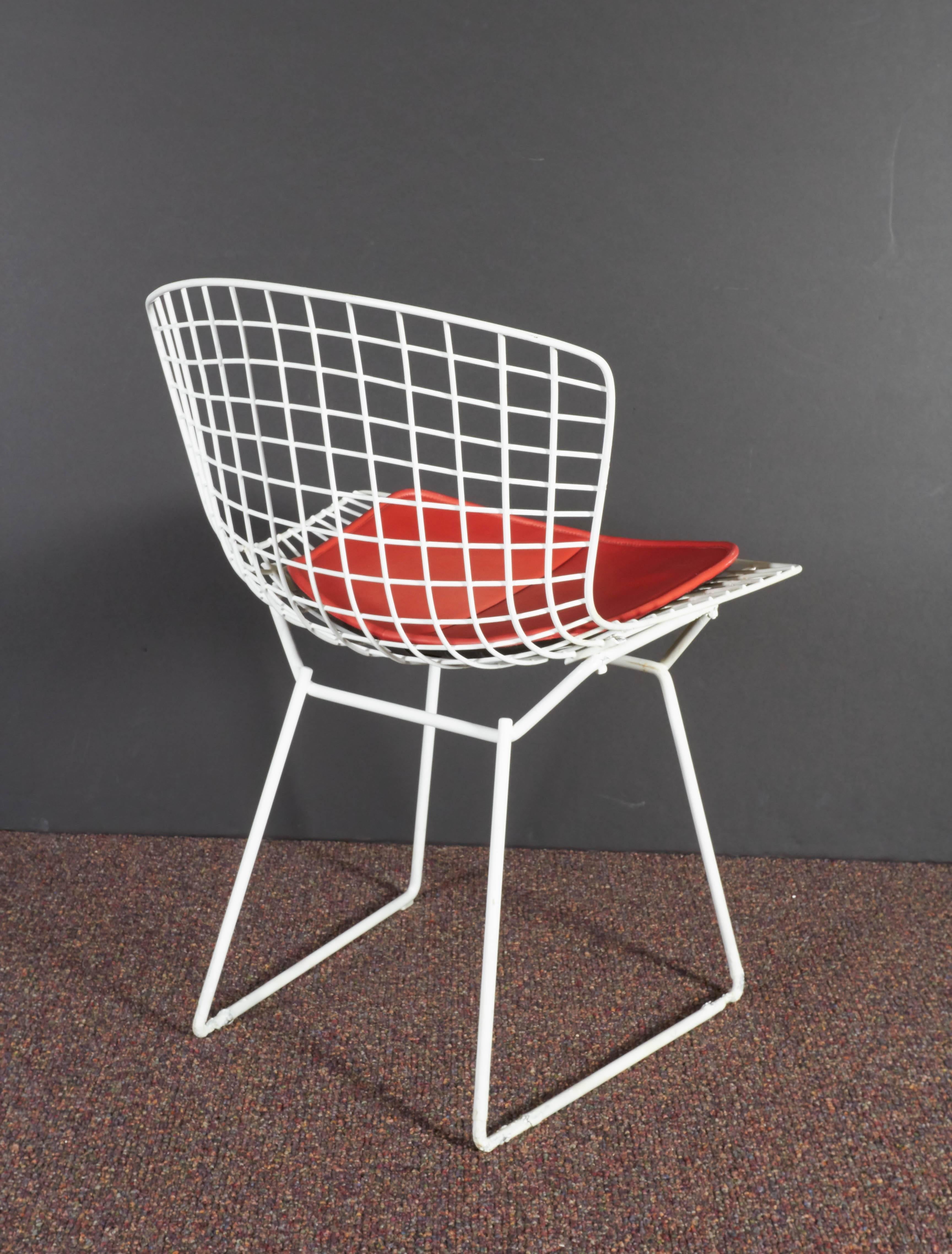 Late 20th Century Set of Six Harry Bertoia Side Chairs for Knoll